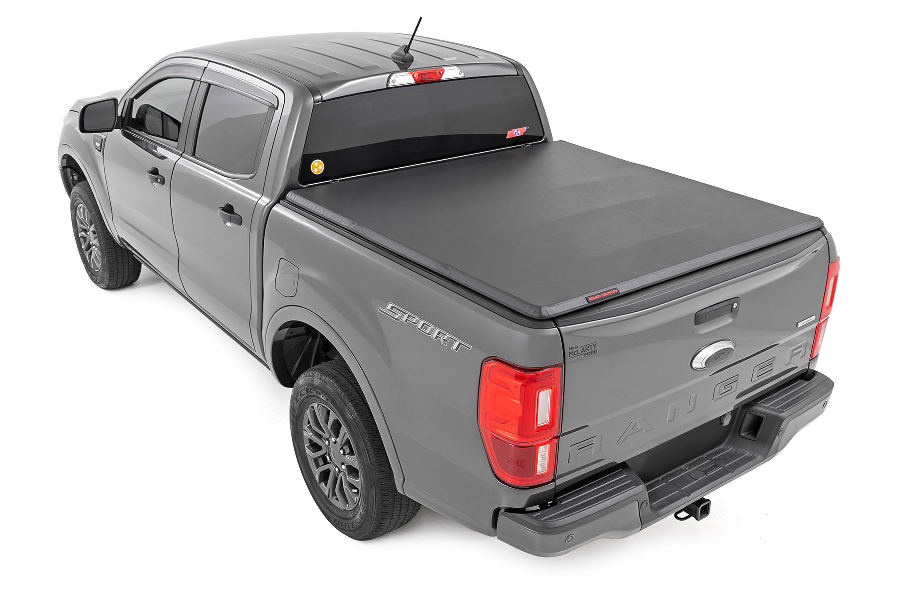Weiche, dreifach faltbare Ladeflächenabdeckung | 5' Ladefläche | Ford Ranger 2WD/4WD (2019–2023) — Bild 2