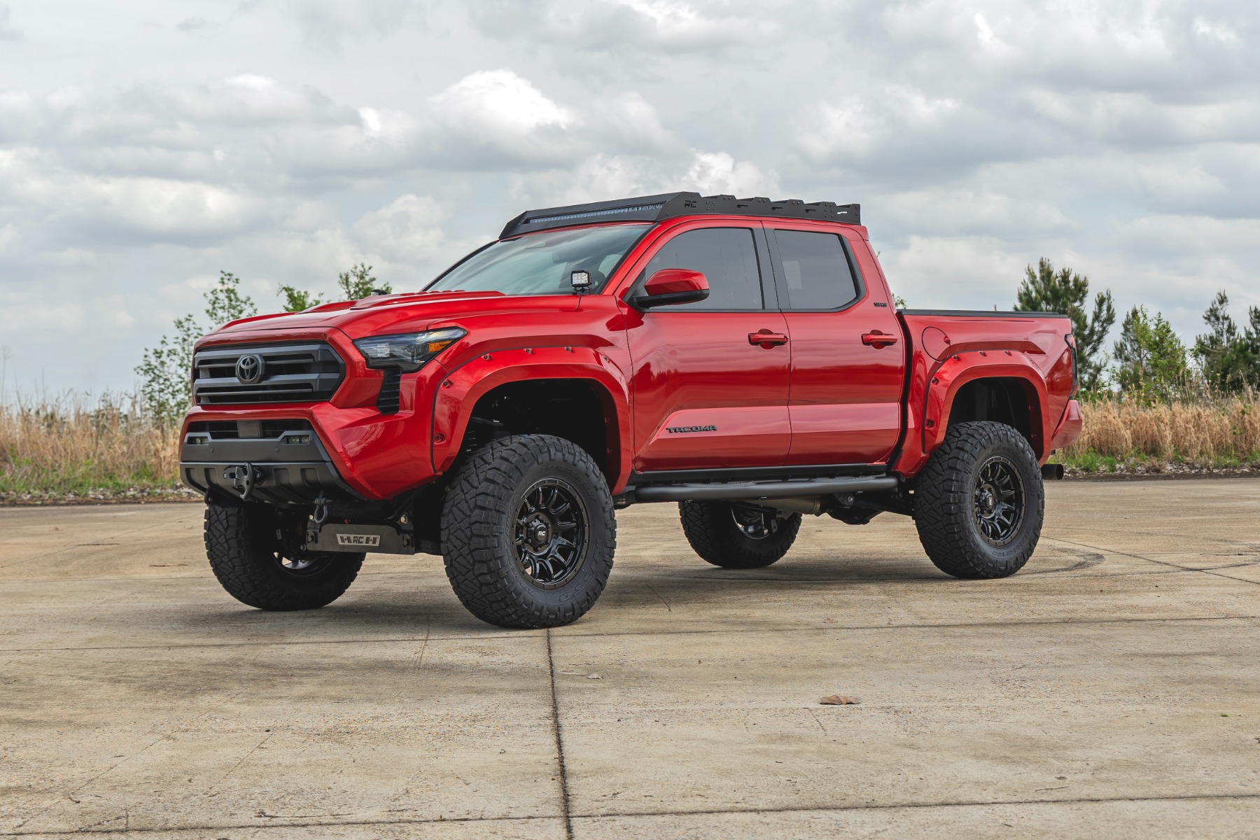 Trittrohre | 3-Zoll-Rohr | Doppelkabine | Toyota Tacoma 2WD/4WD (2024–2026) — Bild 7