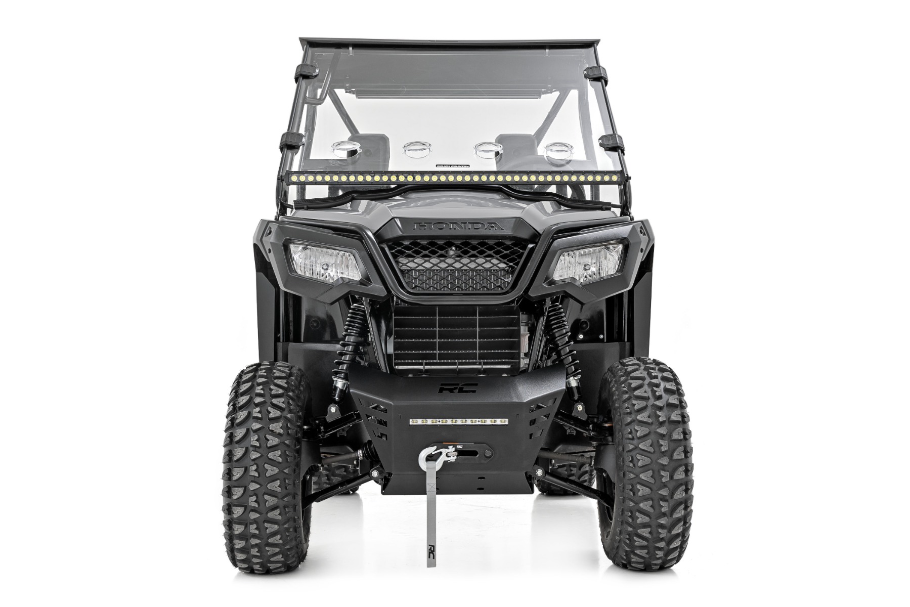 LED-Leuchte | Befestigung am Schutzbügel | 40 Zoll Schwarz | Honda Pioneer 520 — Bild 3
