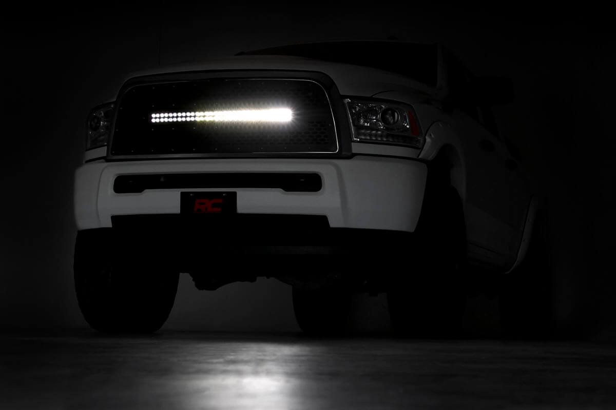 Kühlergrill | 30 Zoll Zweireihige LED-Leuchten | Schwarz | RAM 2500/3500 2WD/4WD (2013–2018) — Bild 6