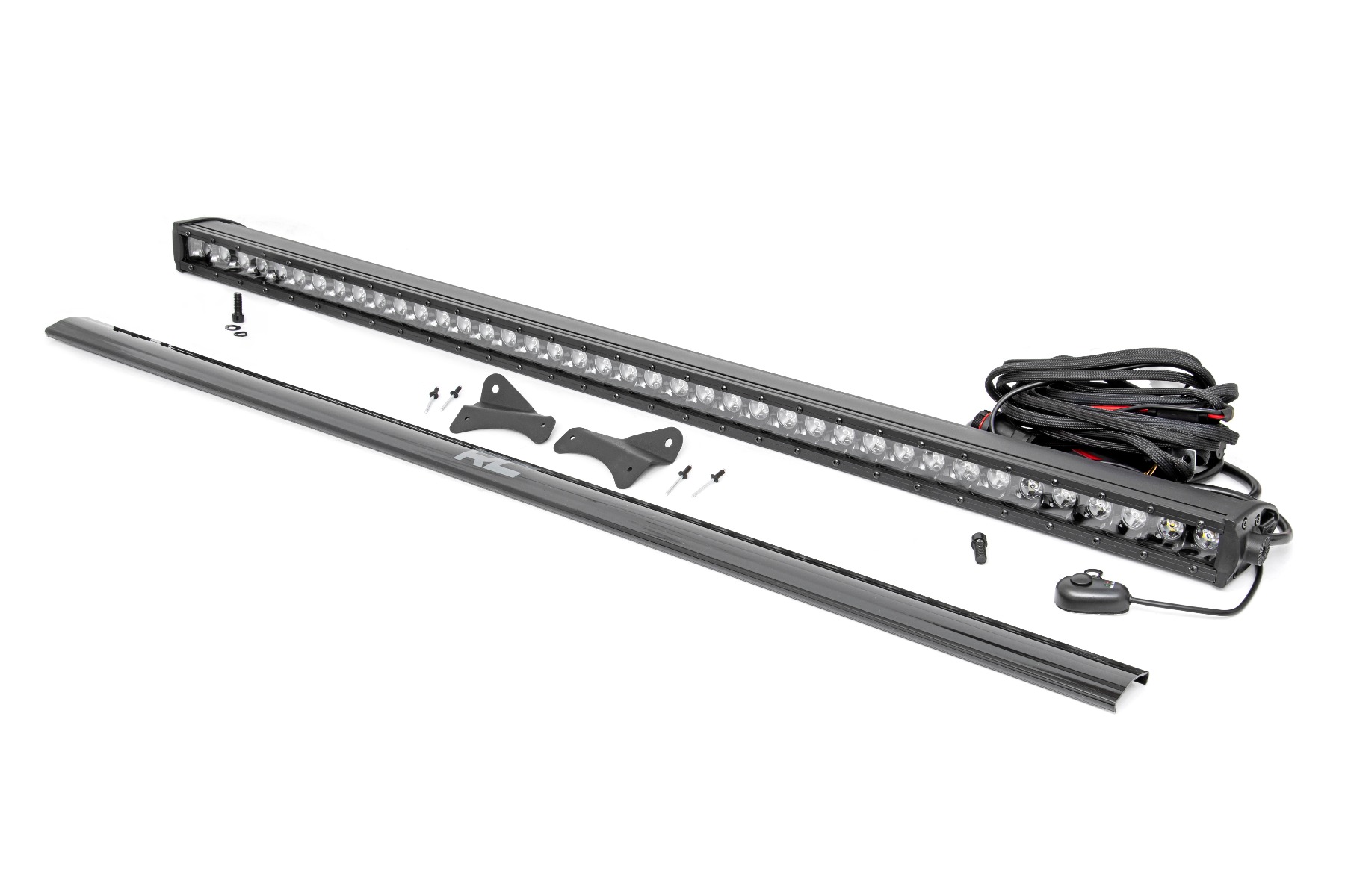LED-Beleuchtungsset | Befestigung am Dachgepäckträger | 40" Schwarz, einreihig | Ford Bronco Sport (21–26) — Bild 2