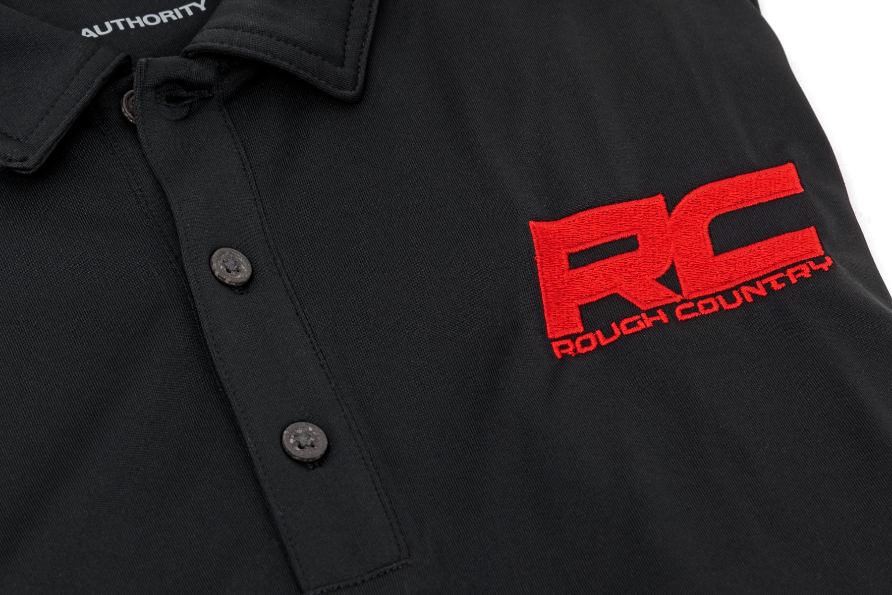 Rough Country Polo | Rough Country-Logo | Schwarz | Feuchtigkeitsableitend | Größe L — Bild 3