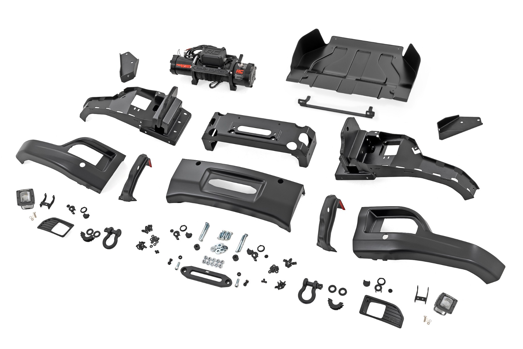 Front-Stoßstange FXS | 12000S | GB8 Mosaic Black | Chevy Silverado 1500 (23–26) — Bild 6