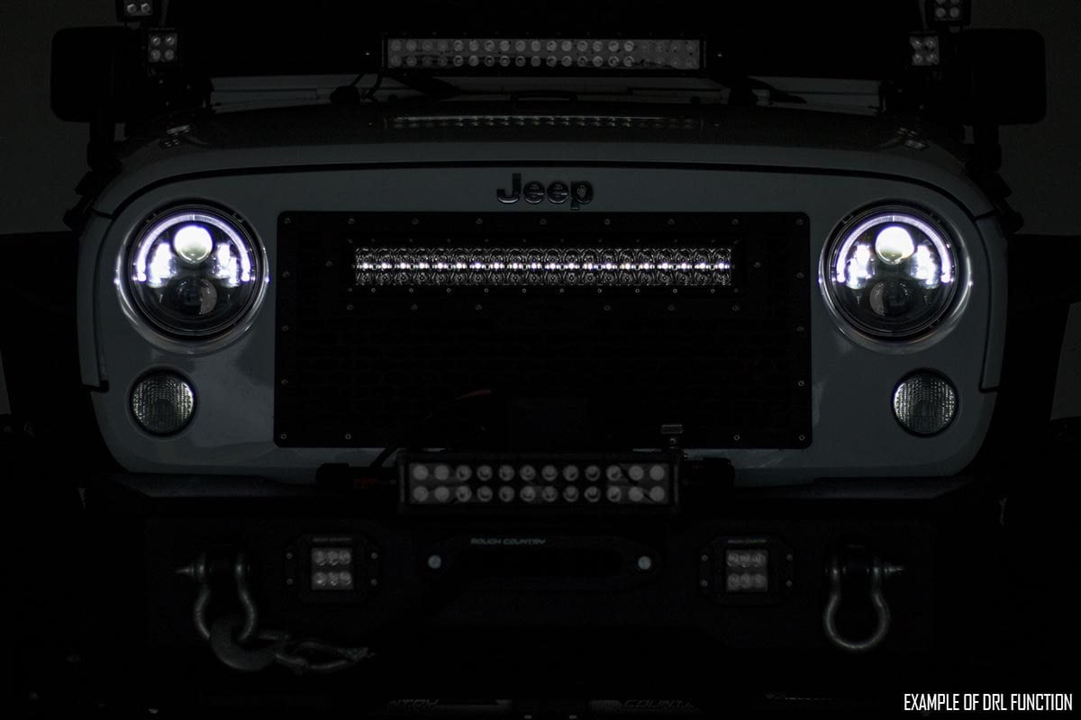 Kühlergrill | 30 Zoll Zweireihige LED-Leuchten | Schwarz | Gelbe Tagfahrleuchten | Ford F-150 (2015–2017) — Bild 4