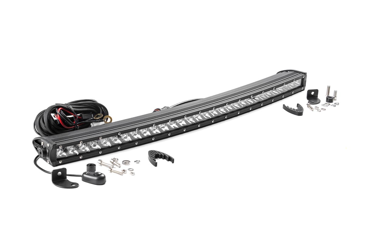 30-Zoll-LED-Lichtleiste der Chrome-Serie | Gebogen | Einreihig