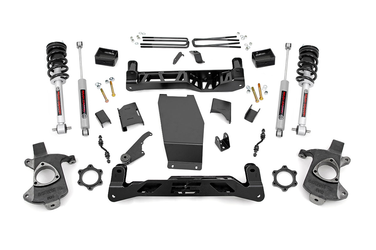 5 Inch Lift Kit | Alum/Stamp Steel | N3 Struts | Chevy/GMC 1500 (14-18 & Classic) — Bild 2