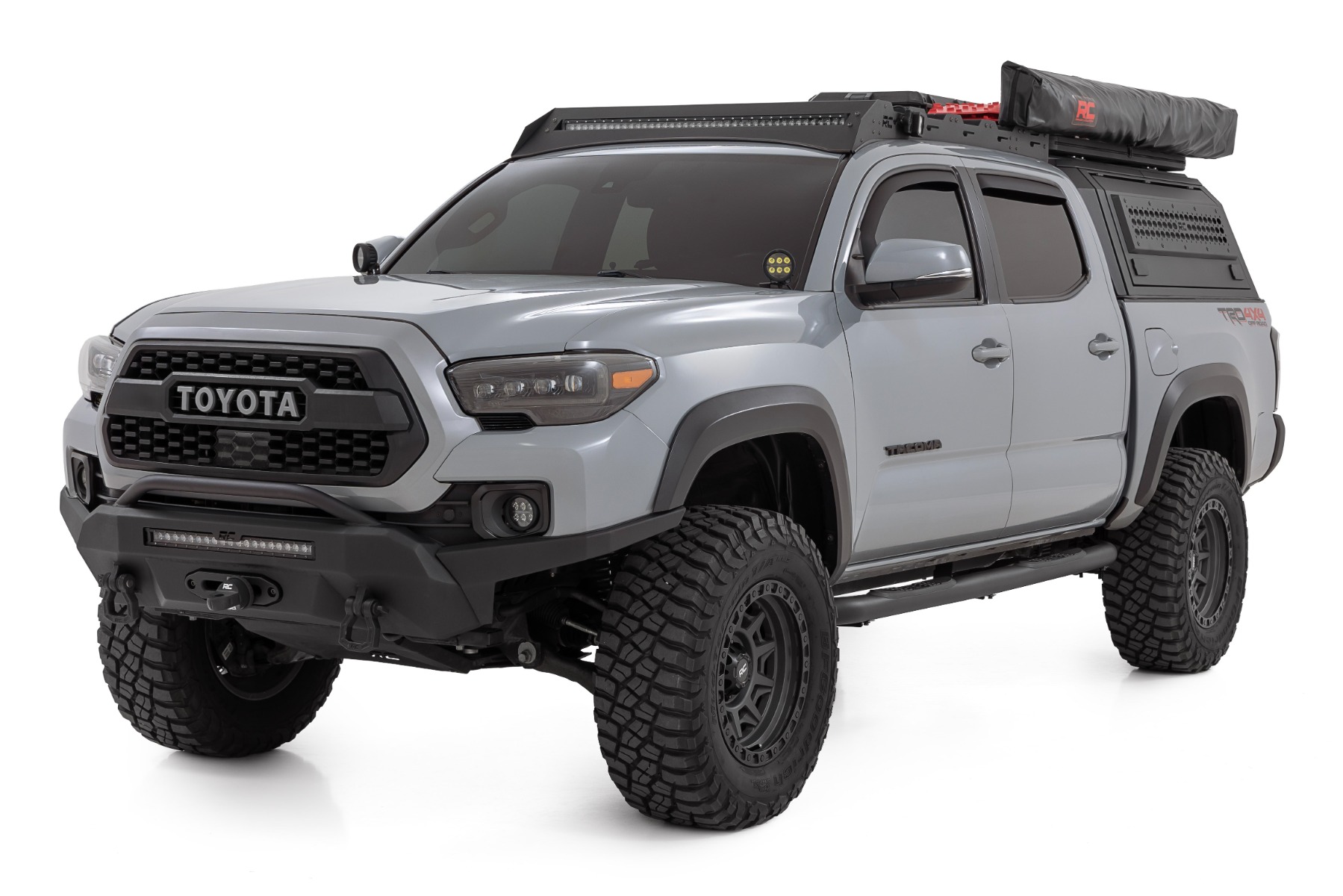 Trittrohre | 3-Zoll-Rohr | Doppelkabine | Toyota Tacoma 2WD/4WD (2005–2023) — Bild 4