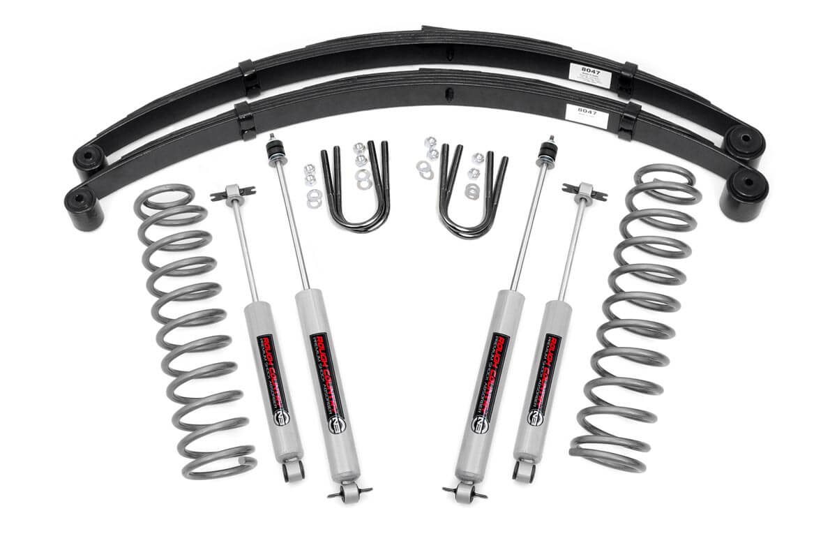 3-Zoll-Lift Kit | RR-Federn | Jeep Cherokee XJ 2WD/4WD (1984–2001)