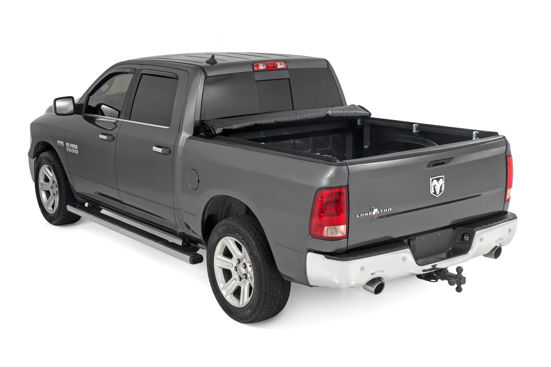 Weiche, aufrollbare Ladeflächenabdeckung | 5'7 Zoll Ladefläche | RAM 1500 (09–18)/2500 (11–26) — Bild 4