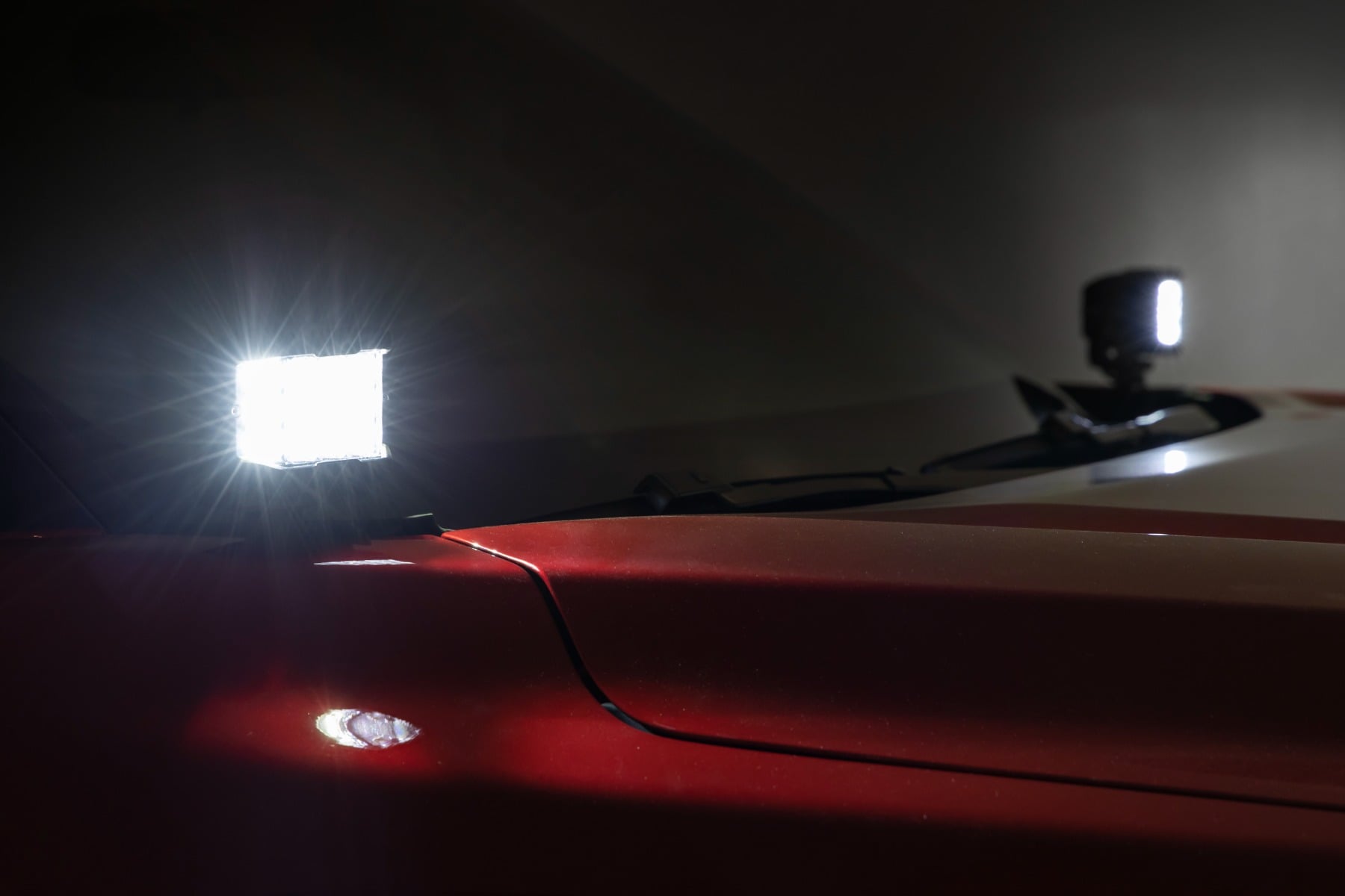 LED-Beleuchtungsset | Beifahrer-Seitenleuchte | 2 Zoll Schwarz, Paar | Flutlicht | Toyota Tundra (22–26) — Bild 7