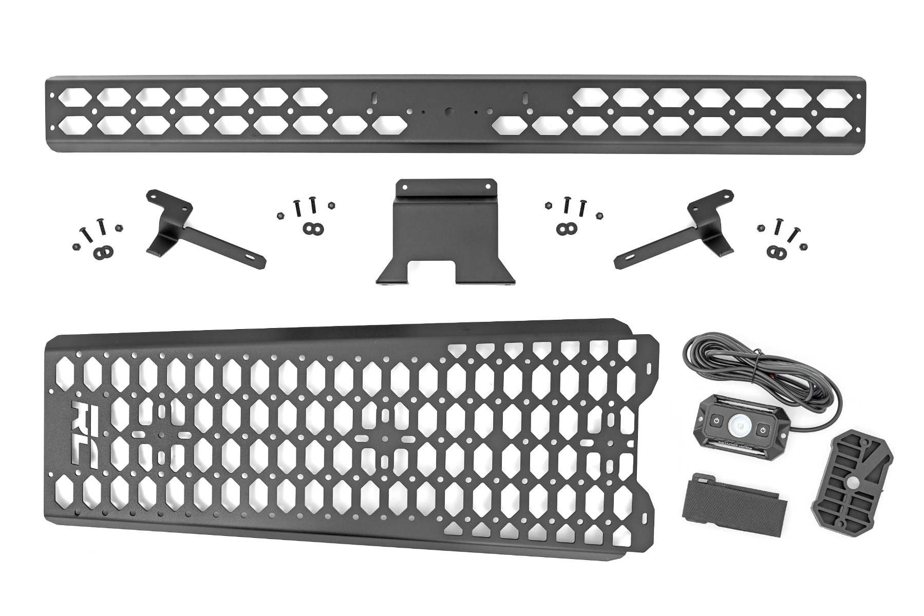Molle-Befestigungsplatte mit LED-Innenleuchte | Deckenmontage | Ford Bronco 4WD (21–26)