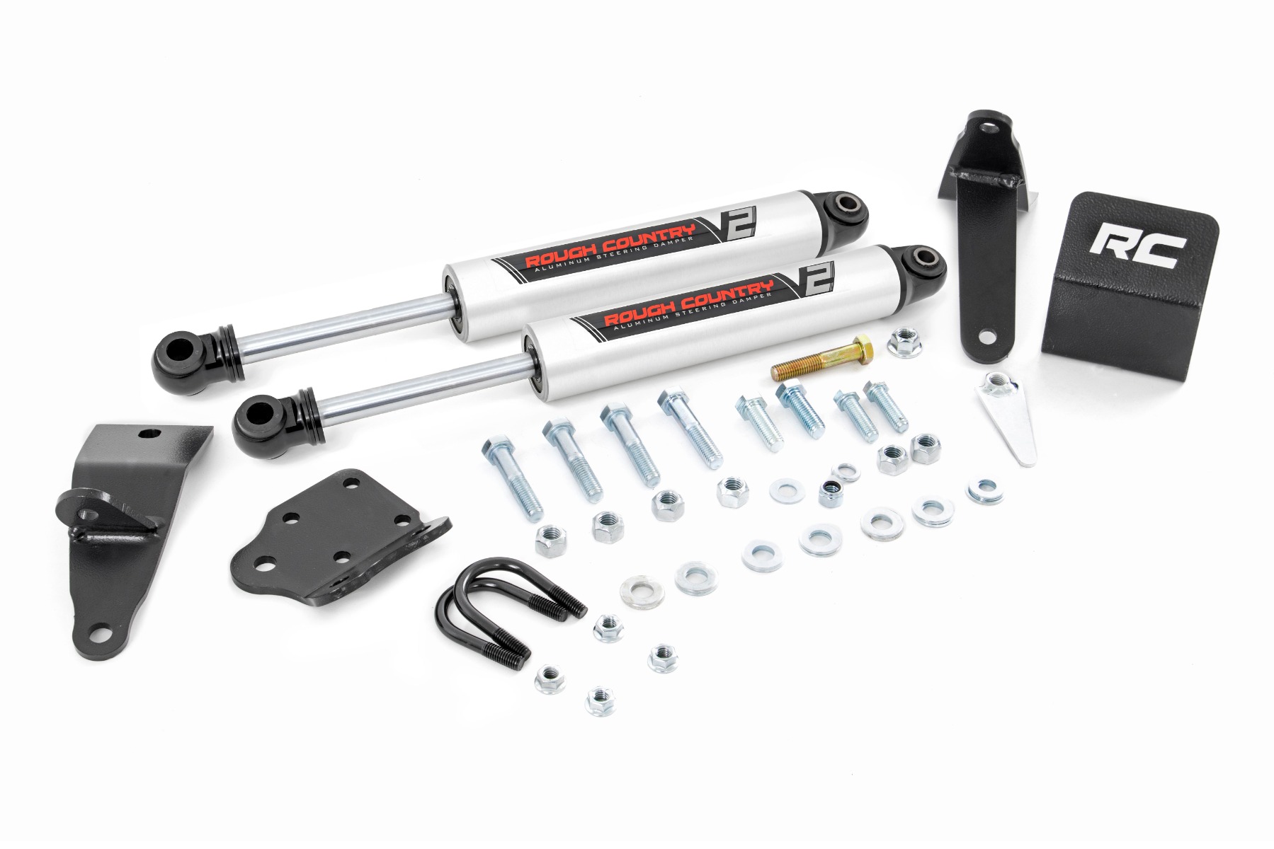 V2-Lenkungsstabilisator | Dual | 2–8-Zoll-Höherlegung | RAM 2500 (03–13)/3500 (11–12)