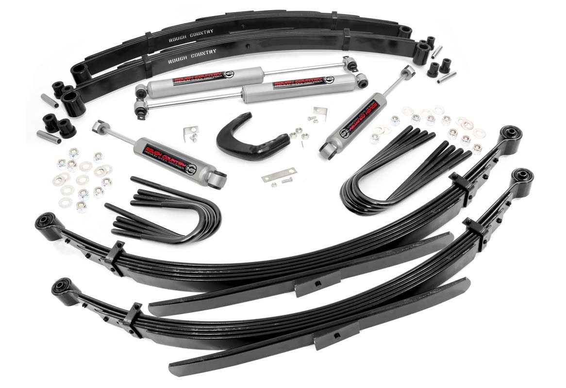 4-Zoll-Lift Kit | 56-Zoll-Hinterradfedern | Chevy/GMC 3/4-Tonnen-Suburban/C25/K25 (77–87)
