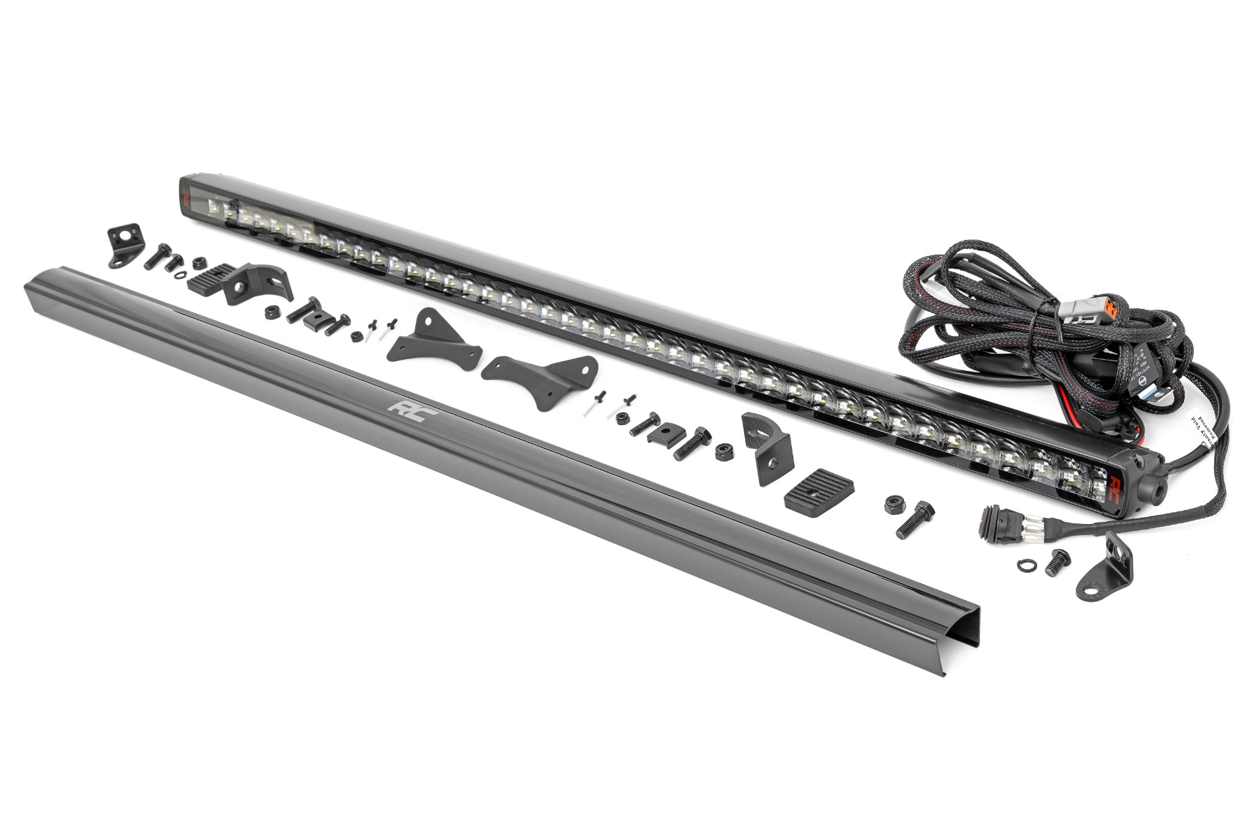LED-Beleuchtungsset | Befestigung am Dachgepäckträger | 40 Zoll Spectrum einreihig | Ford Bronco Sport (21–26)