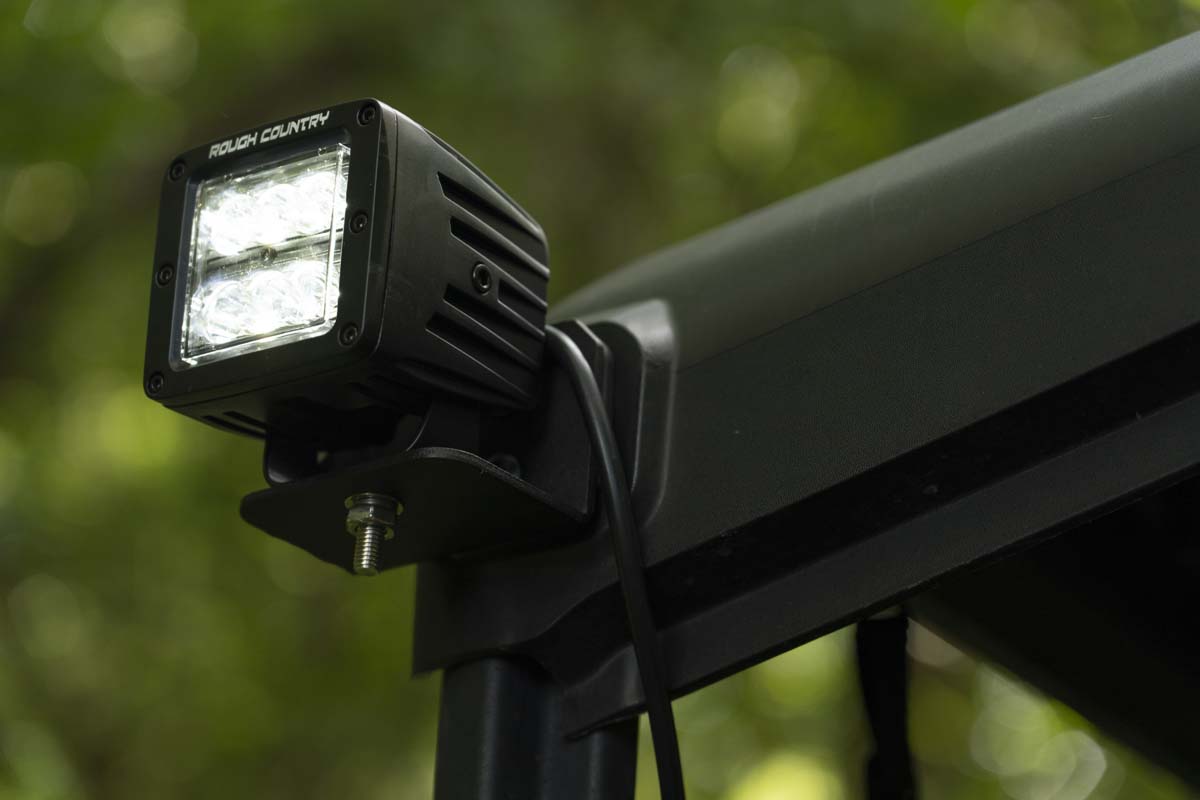 LED-Leuchte | Anbringung an der Fahrerkabine | 2 Zoll Schwarz, Paar | Breitstrahl | Can-Am Defender HD 5/HD 8/HD 9/HD 10 — Bild 2