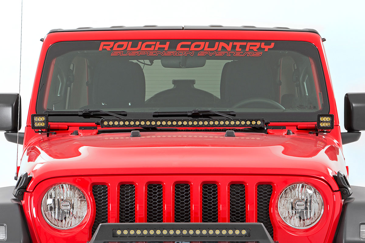 LED-Beleuchtungsset | Scharnierbefestigung | 2 Zoll Spectrum-Paar | Jeep Gladiator JT/Wrangler JL (18–26) — Bild 5