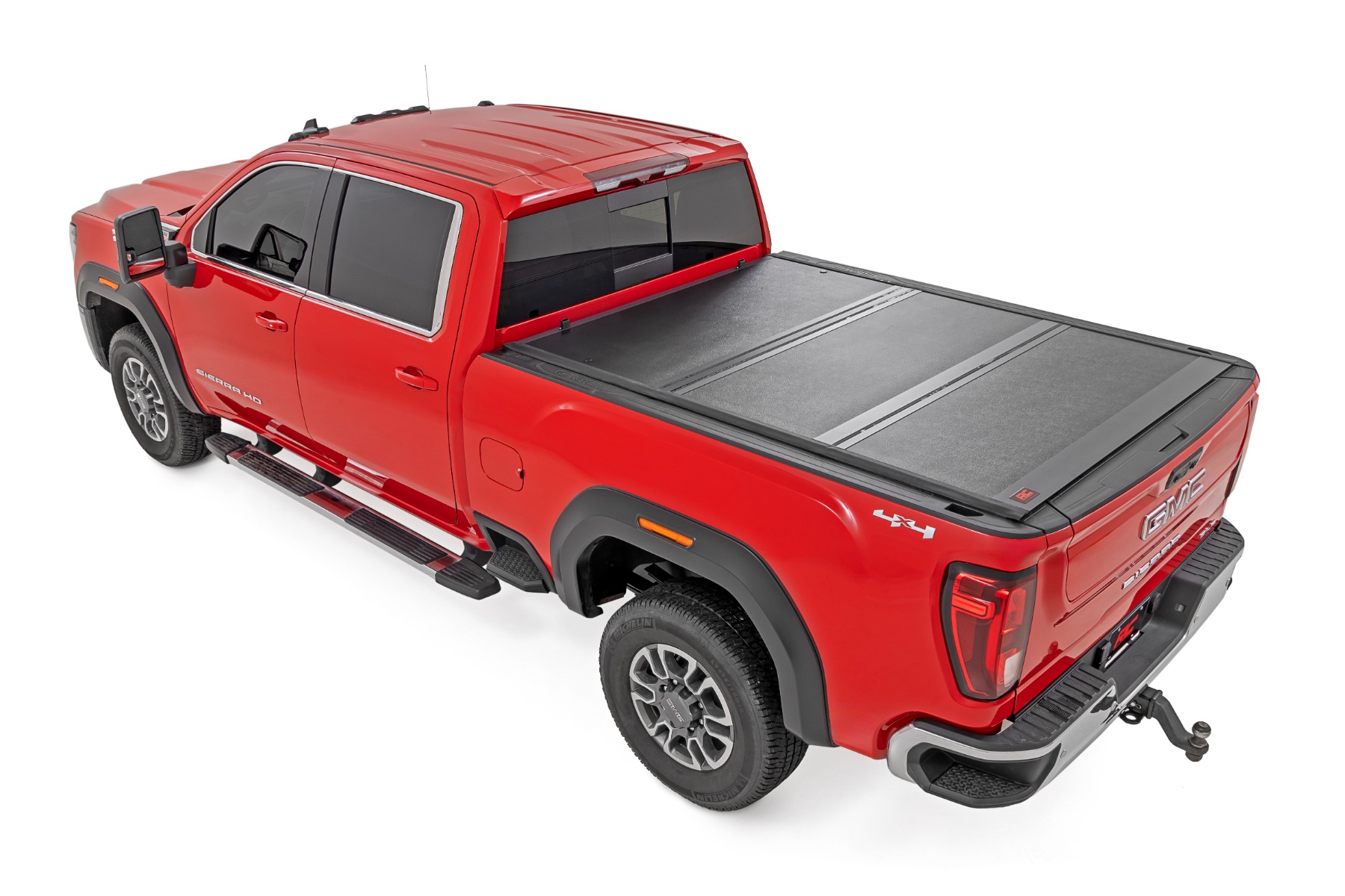 Robuste, flache Ladeflächenabdeckung | 6'9 Zoll Ladefläche | Relingkappen | Chevy/GMC 2500HD/3500HD (20–26) — Bild 3