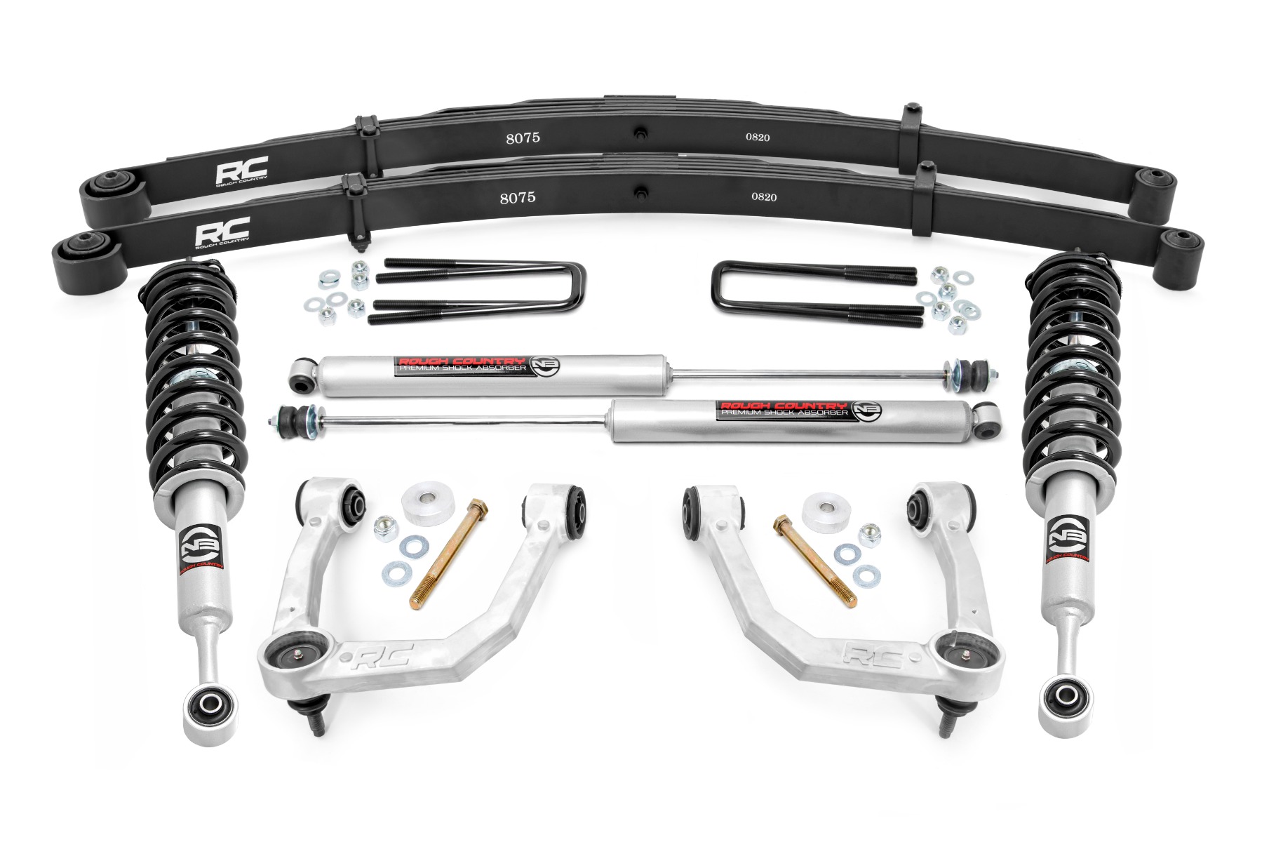 3,5-Zoll-Lift Kit | Obere Querlenker | N3-Federbeine | Toyota Tacoma 2WD/4WD (2005–2023)
