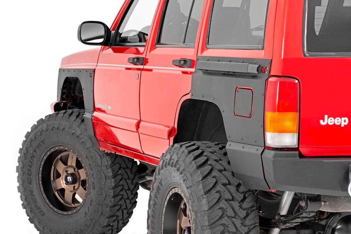 Kotflügel- und Seitenschutz | Hinten | Kombi-Set | Jeep Cherokee XJ 2WD/4WD (84–96) — Bild 3
