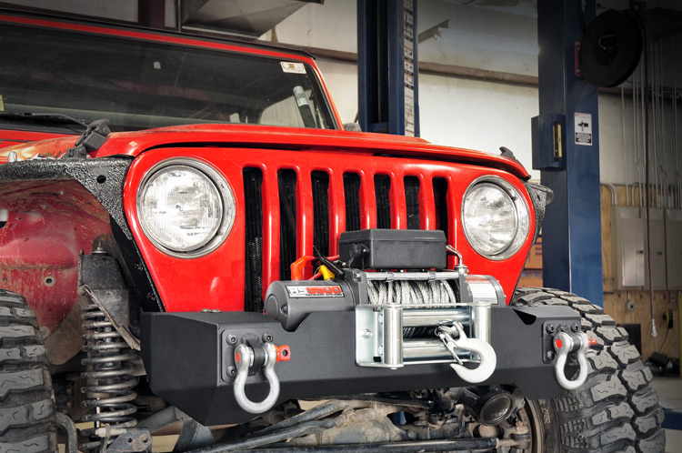 D-Ring-Schäkel und Halterungen | TJ Stubby | XJ-Seilwinde | Jeep Cherokee XJ (84–01)/Wrangler TJ (97–06) — Bild 2