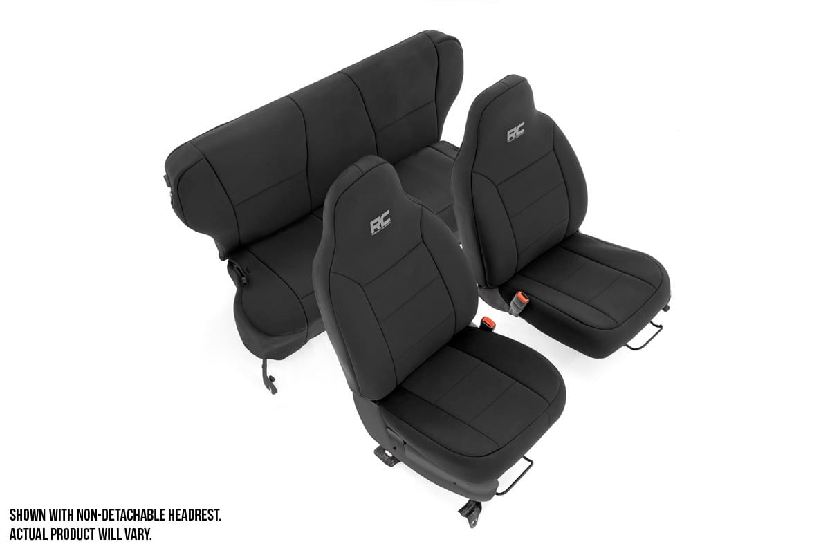 Sitzbezüge | Abnehmbare Kopfstützen vorne und hinten | Jeep Cherokee XJ 2WD/4WD (97–01)