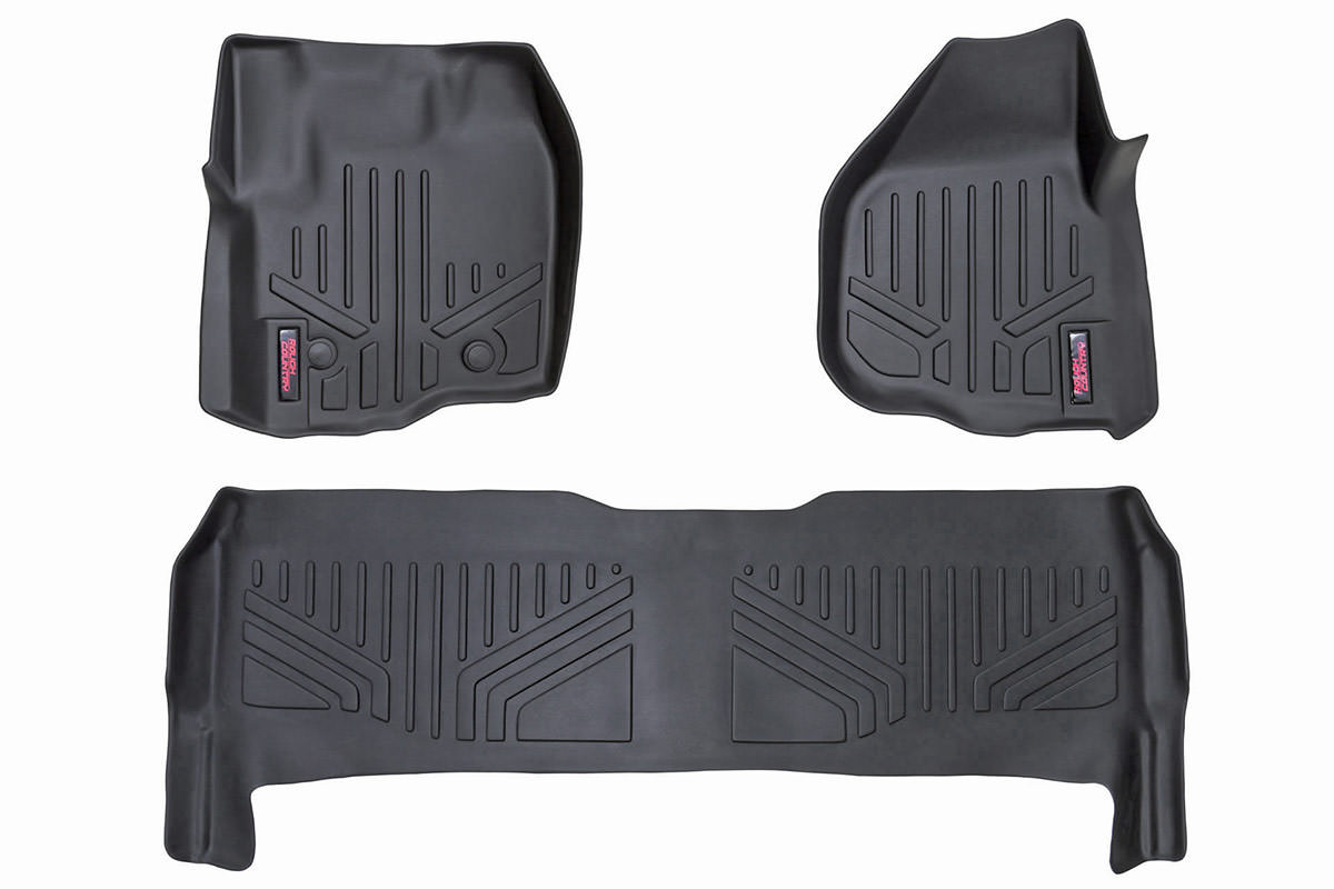 Fußmatten | Vorne und hinten | Erhöhtes vorderes Pedal | Ford F-250/F-350 Super Duty (2012–2016)