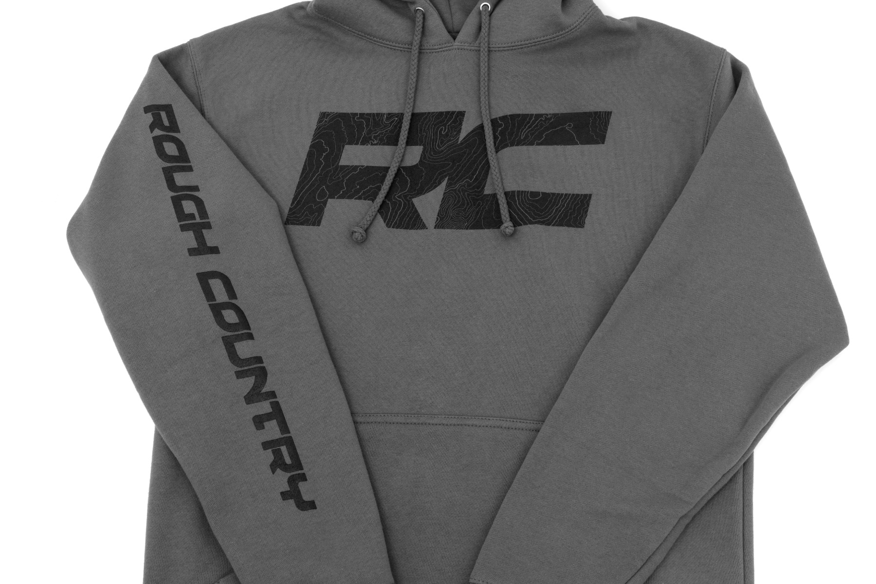 Rough Country Hoodie | RC Topographical Sleeve | Anthrazit | 2XL — Bild 3