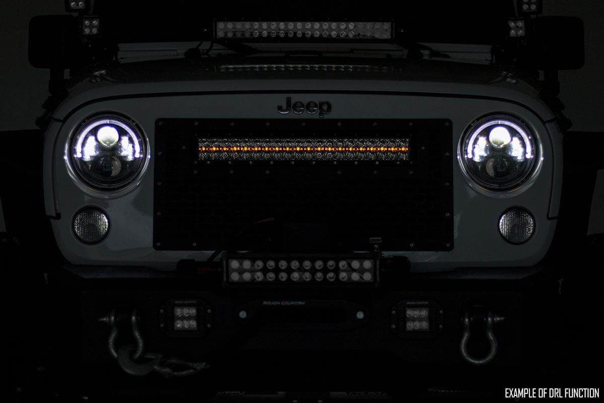 12-Zoll-LED-Lichtleiste der Black Series | Einreihig | Gelbes Tagfahrlicht — Bild 4