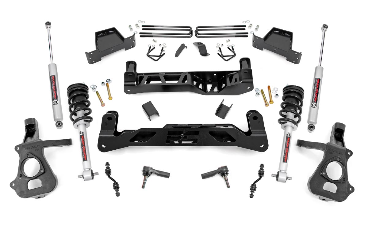 7-Zoll-Lift Kit | Alu/Stanzstahl | N3-Federbein | Chevy/GMC 1500 (2014–2018 & Classic)