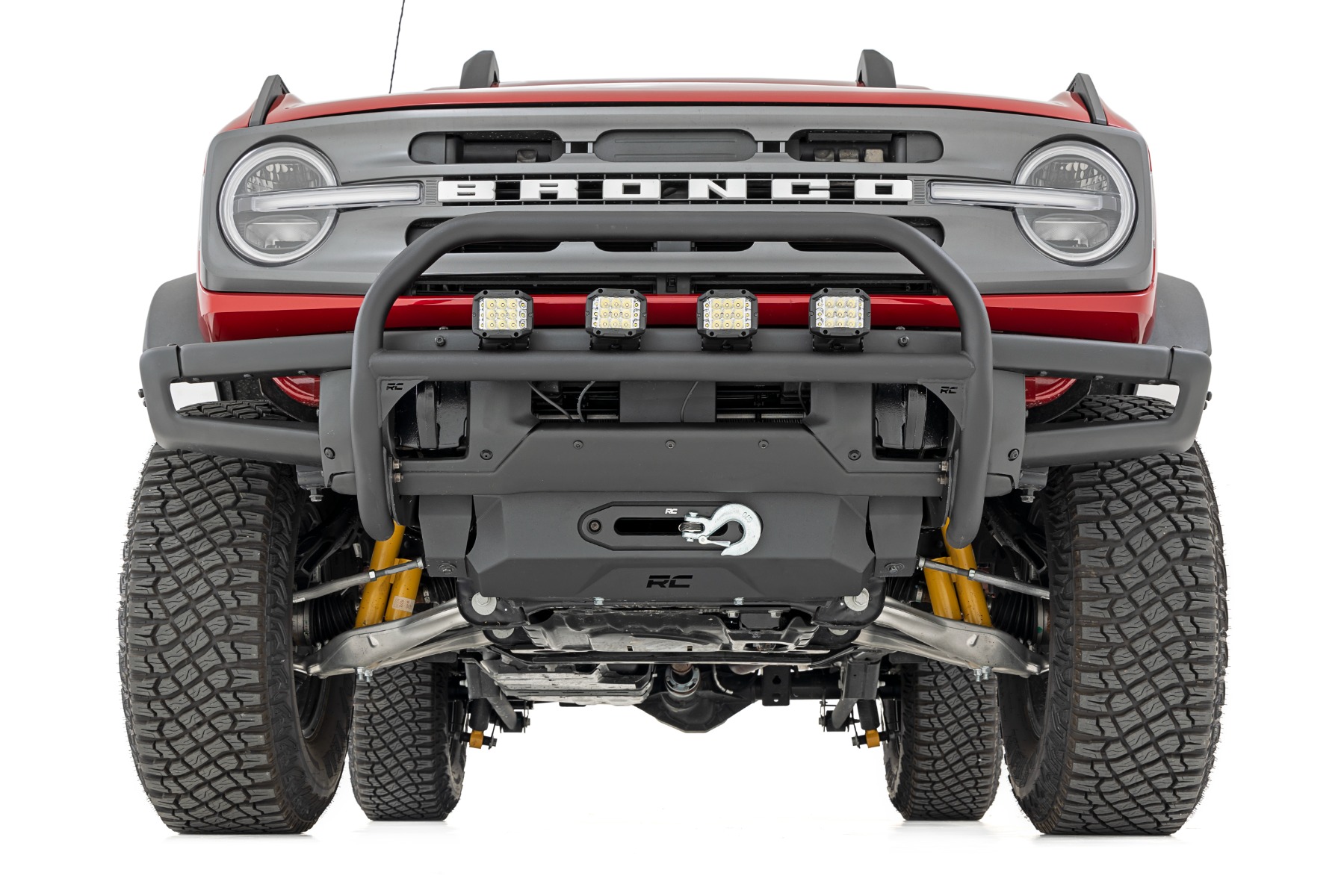 Frontschutzbügel | 20 Zoll, schwarz, einreihige LED | OE Modular Steel | | Ford Bronco (21–26) — Bild 5