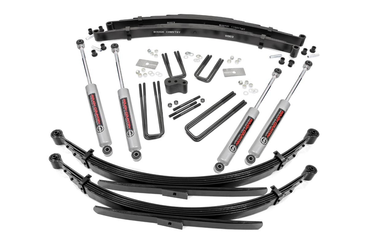 4-Zoll-Lift Kit | RR-Federn | Dodge/Plymouth Ramcharger/Trailduster (74–77)