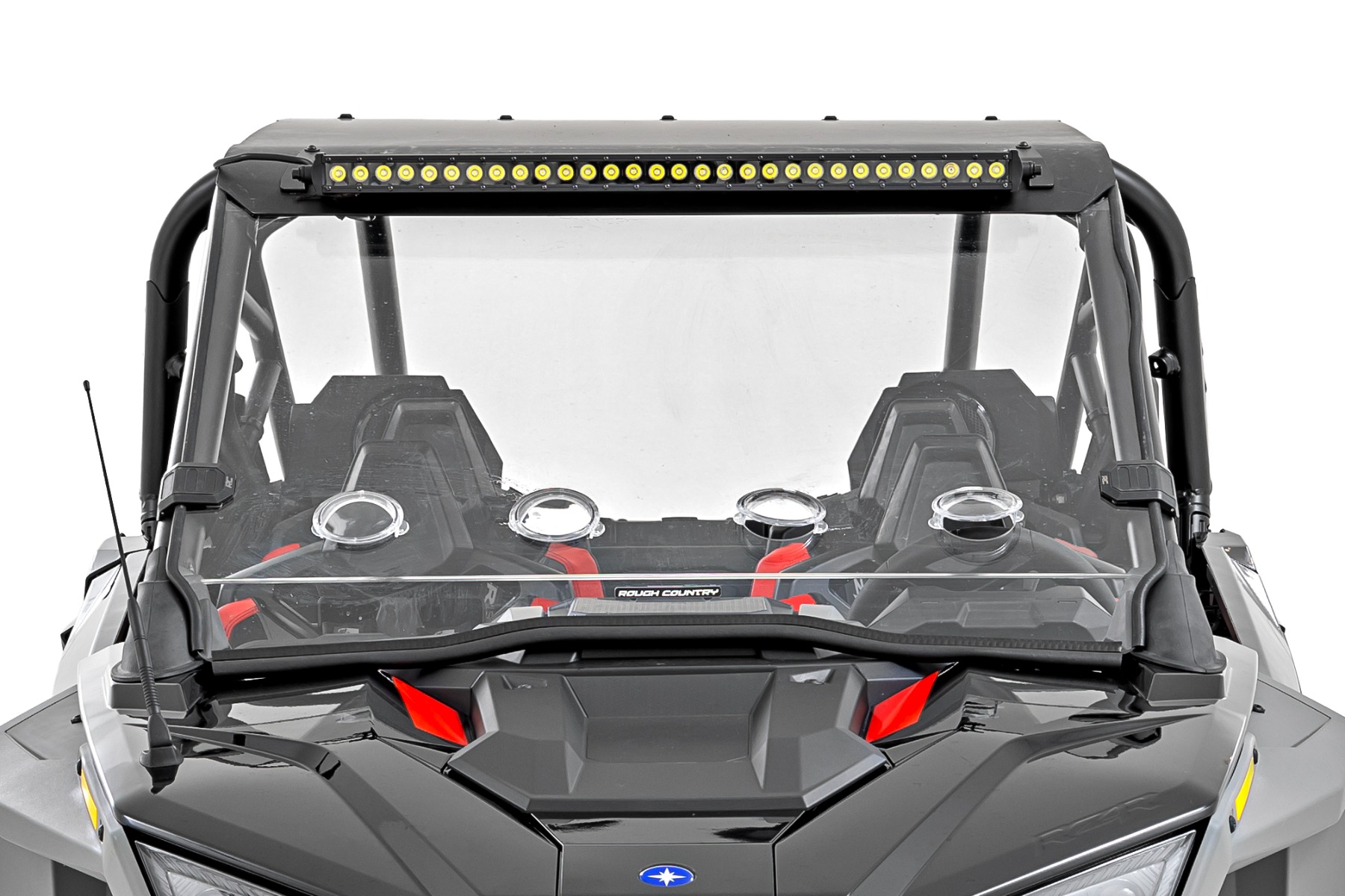 30 Zoll Einreihige Scheinwerferhalterung | Vorne | Black Series | Polaris RZR Turbo R — Bild 3