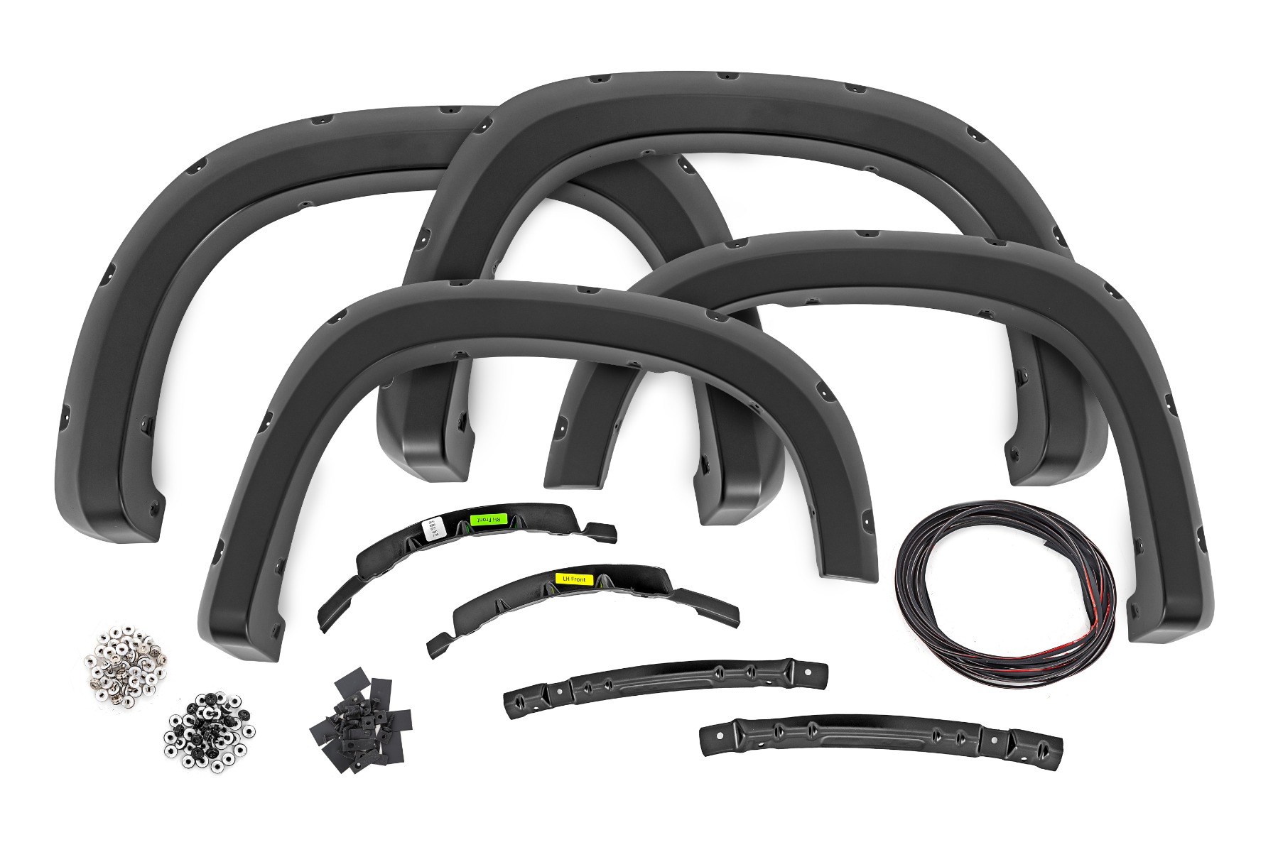Pocket-Kotflügelverbreiterungen | GBA Schwarz | Chevy Silverado 1500 2WD/4WD (2022–2026)