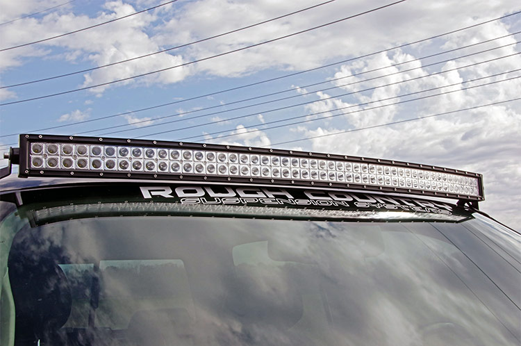LED-Lichthalterung | Obere Windschutzscheibe | 50" Gebogen | Chevy/GMC 1500/1500 SUV/2500HD/3500HD (07–14) — Bild 3