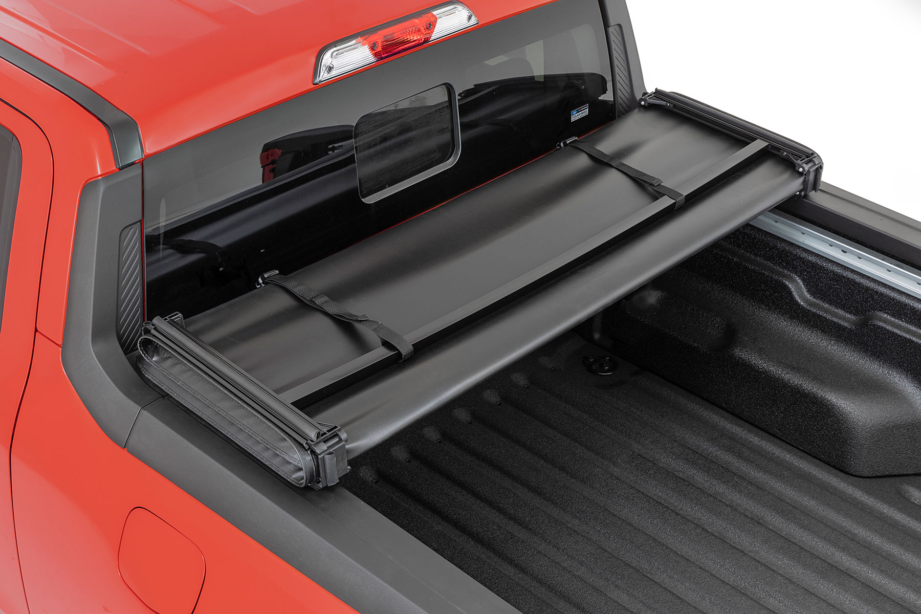 Weiche, dreifach faltbare Ladeflächenabdeckung | 4'6 Zoll Ladefläche | Ford Maverick 2WD/4WD (2022–2026) — Bild 4