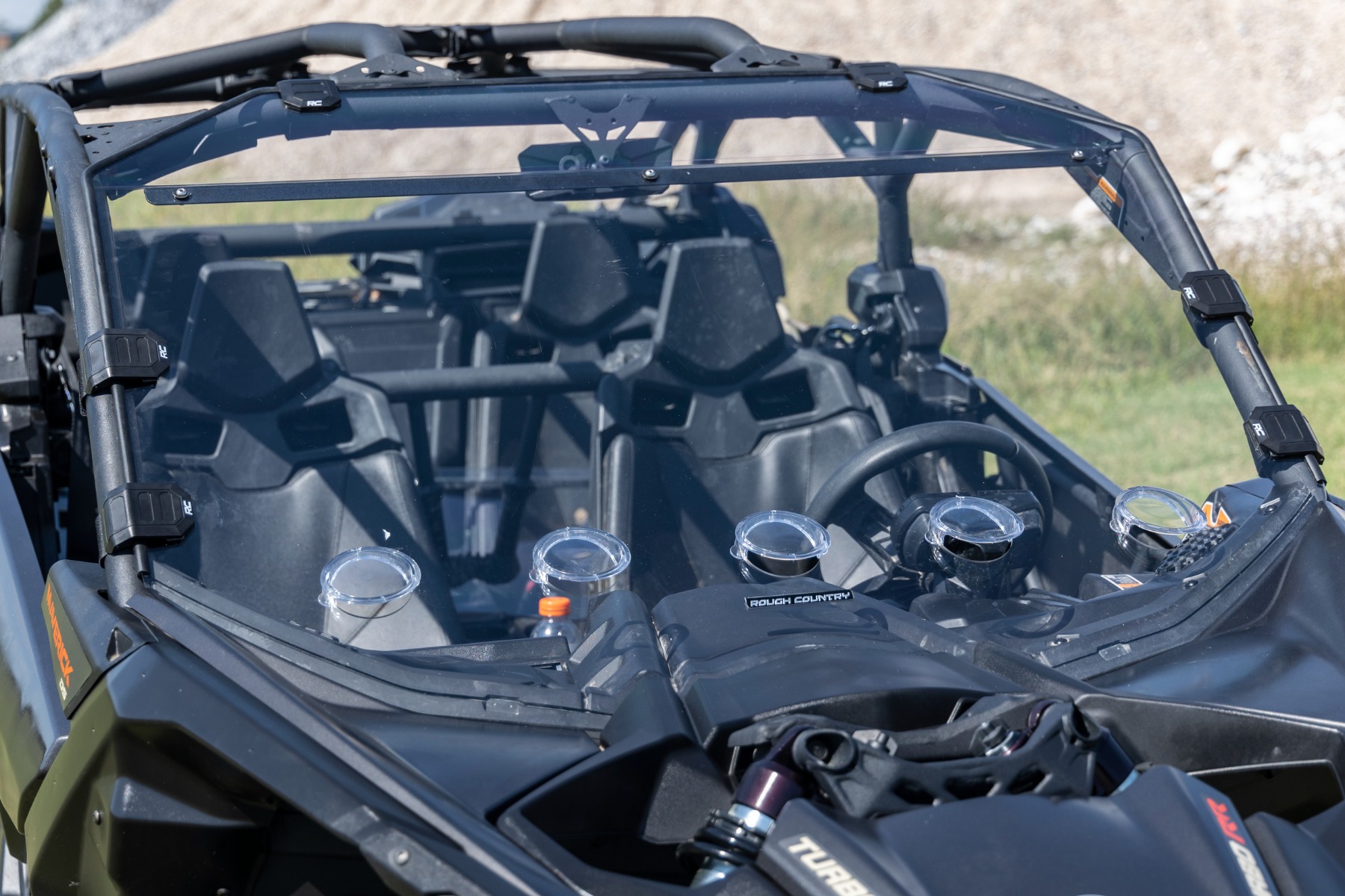 Belüftete Vollwindschutzscheibe | Kratzfest | Can-Am Maverick X3 — Bild 6