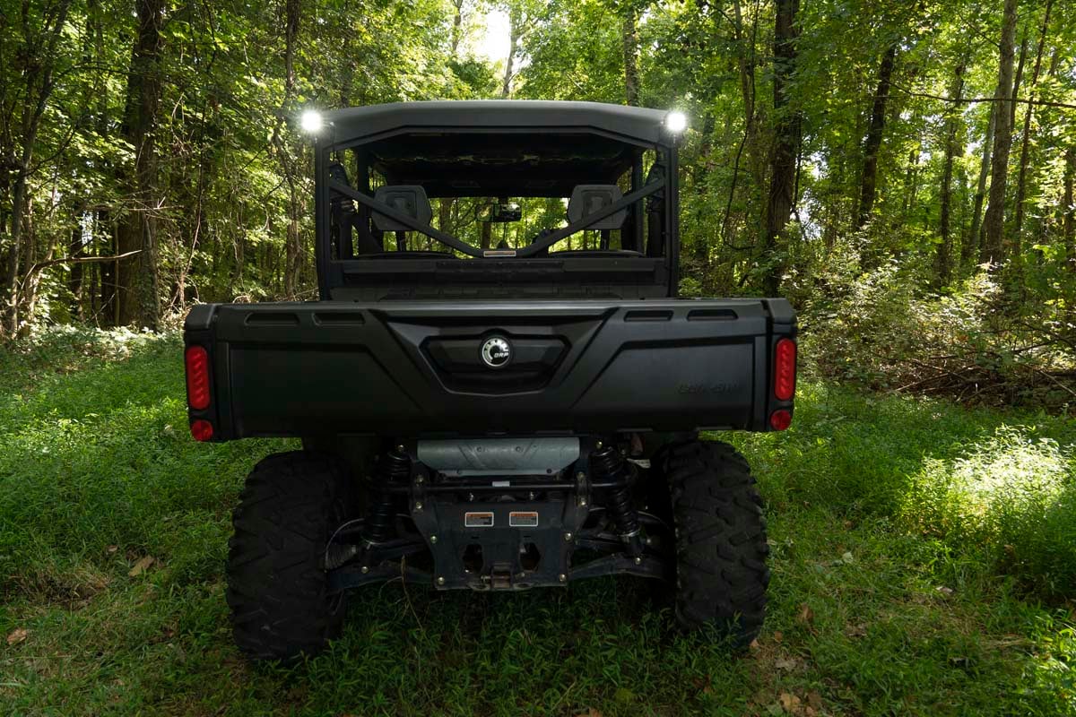 LED-Leuchte | Anbringung an der Fahrerkabine | 2 Zoll Schwarz, Paar | Breitstrahl | Can-Am Defender HD 5/HD 8/HD 9/HD 10 — Bild 7