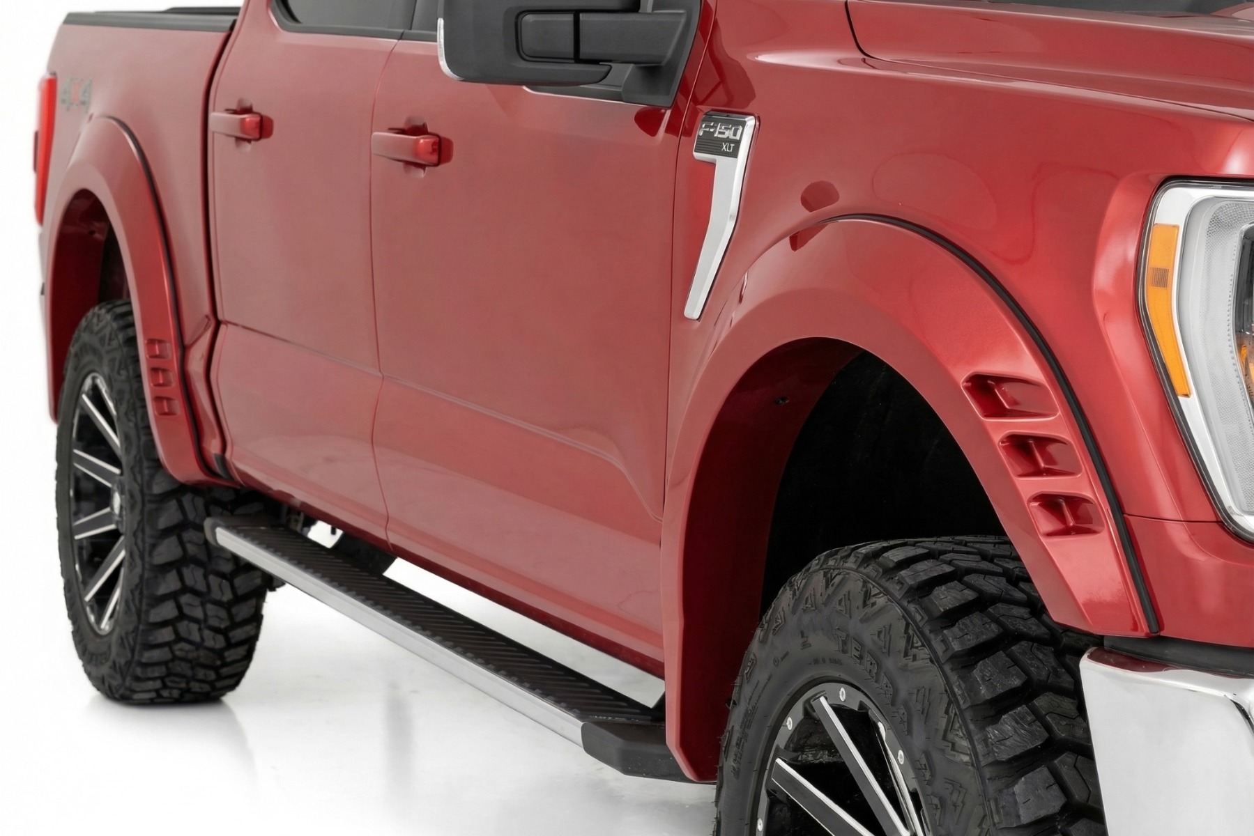 SF1 Kotflügelverbreiterungen | EA Hot Pepper Red | Ford F-150 2WD/4WD (2021–2026) — Bild 4