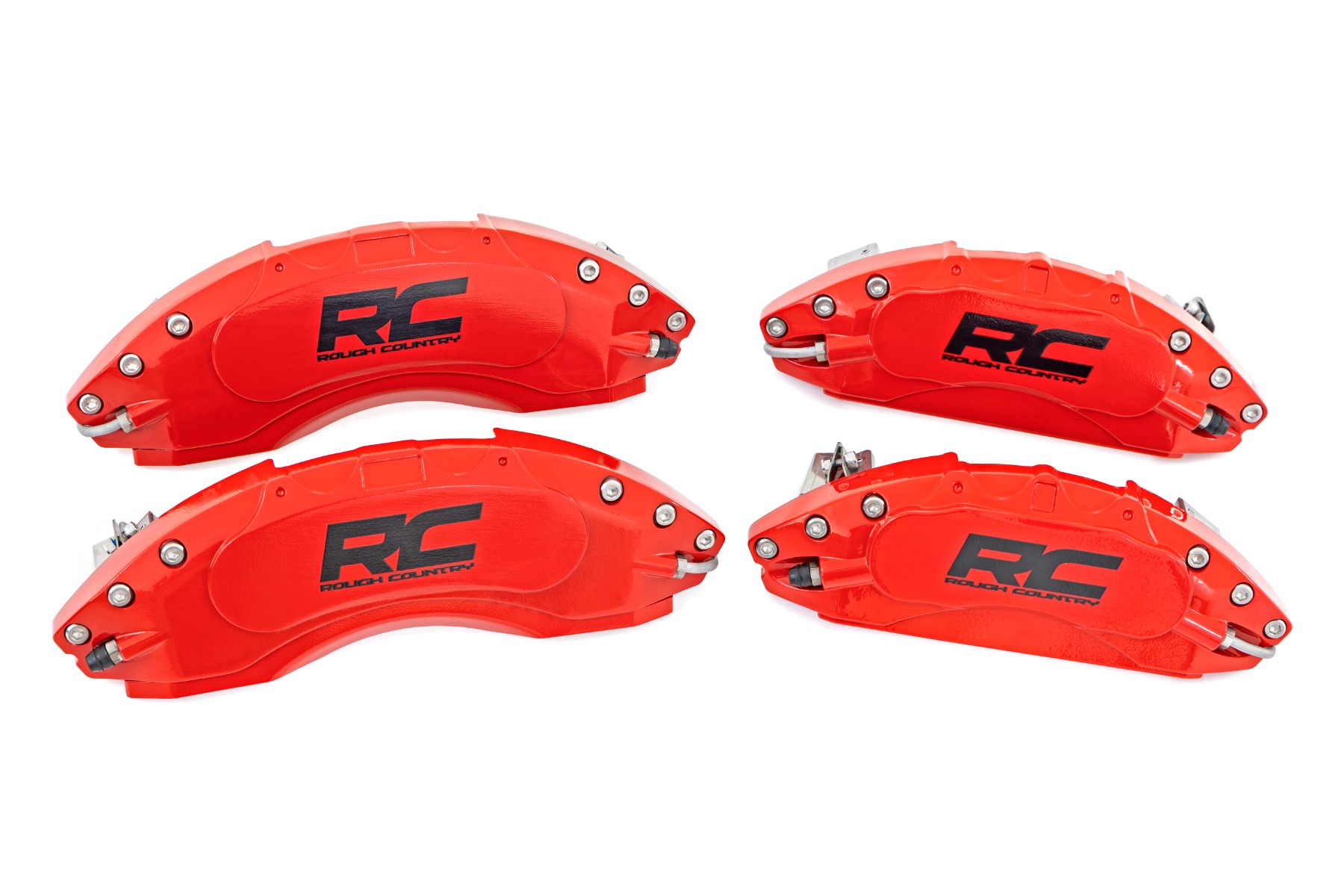 Bremssattelabdeckungen | Vorne und hinten | Rot | Jeep Wrangler JK/Wrangler Unlimited (07–18) — Bild 3