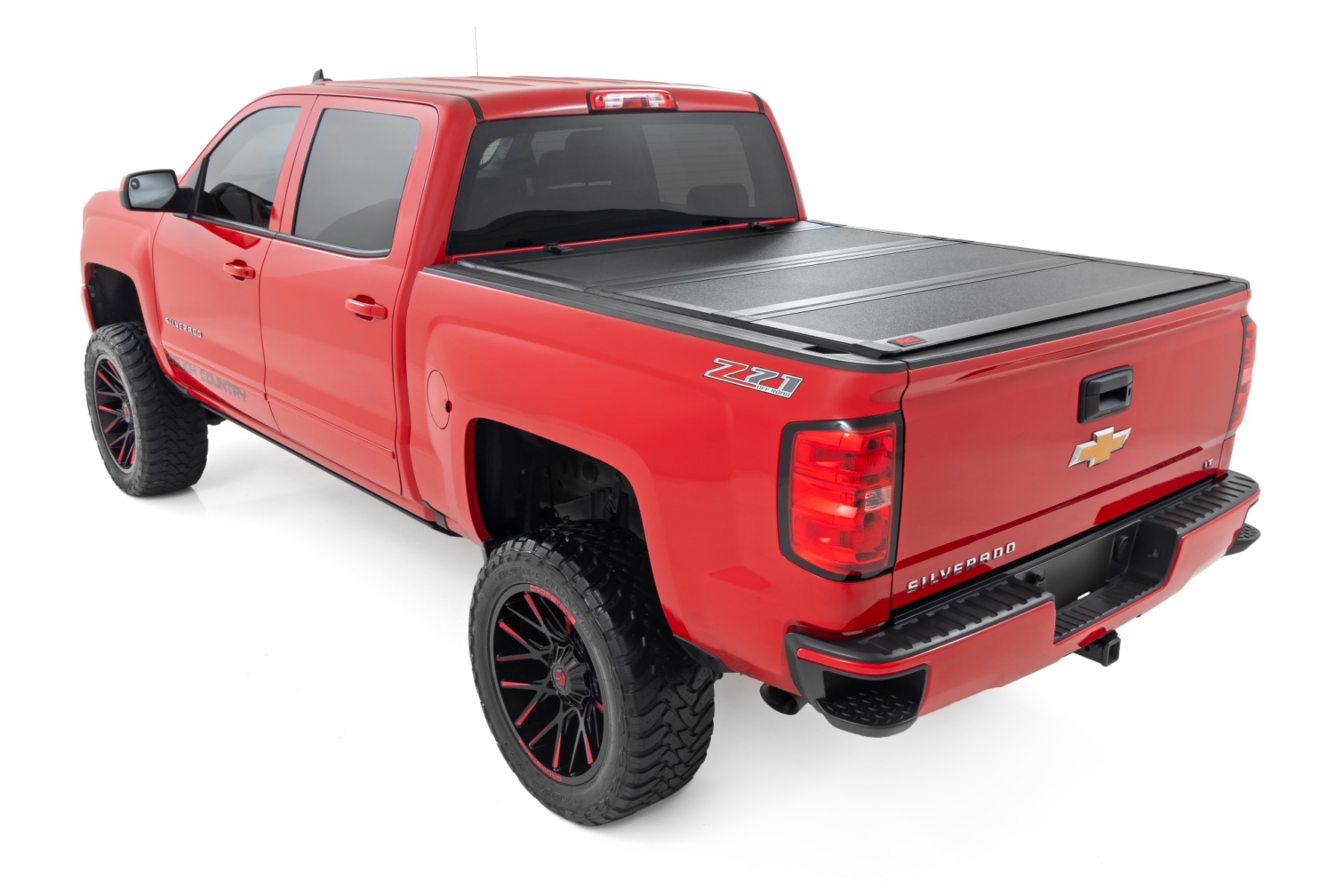 Stabile, dreifach faltbare, hochklappbare Ladeflächenabdeckung | 5'9 Zoll Ladefläche | Chevy/GMC 1500 (2014–2018 & Classic) — Bild 3