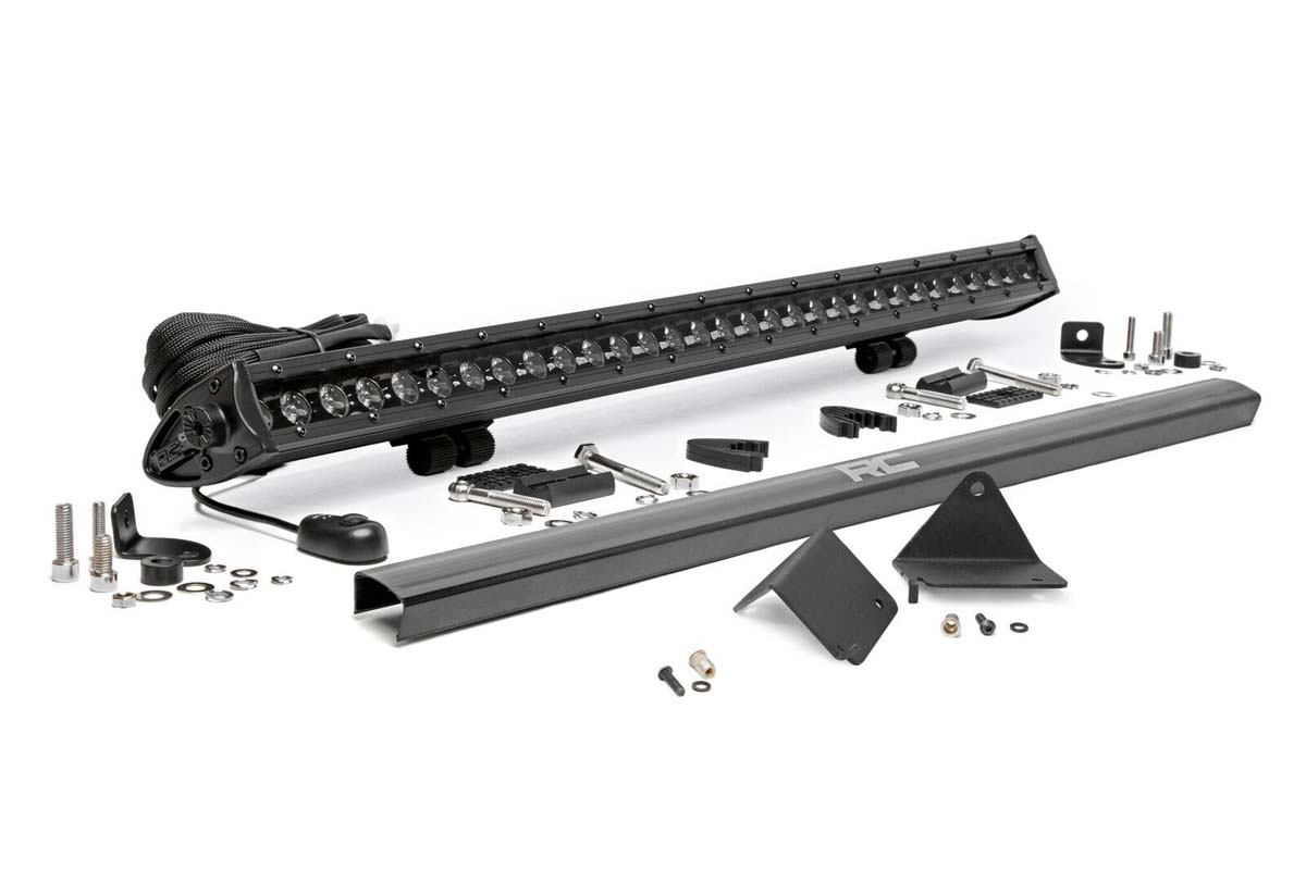 LED-Leuchte | Unter dem Bett | 30 Zoll Schwarz, einreihig | Can-Am Defender HD 5/HD 8/HD 9/HD 10