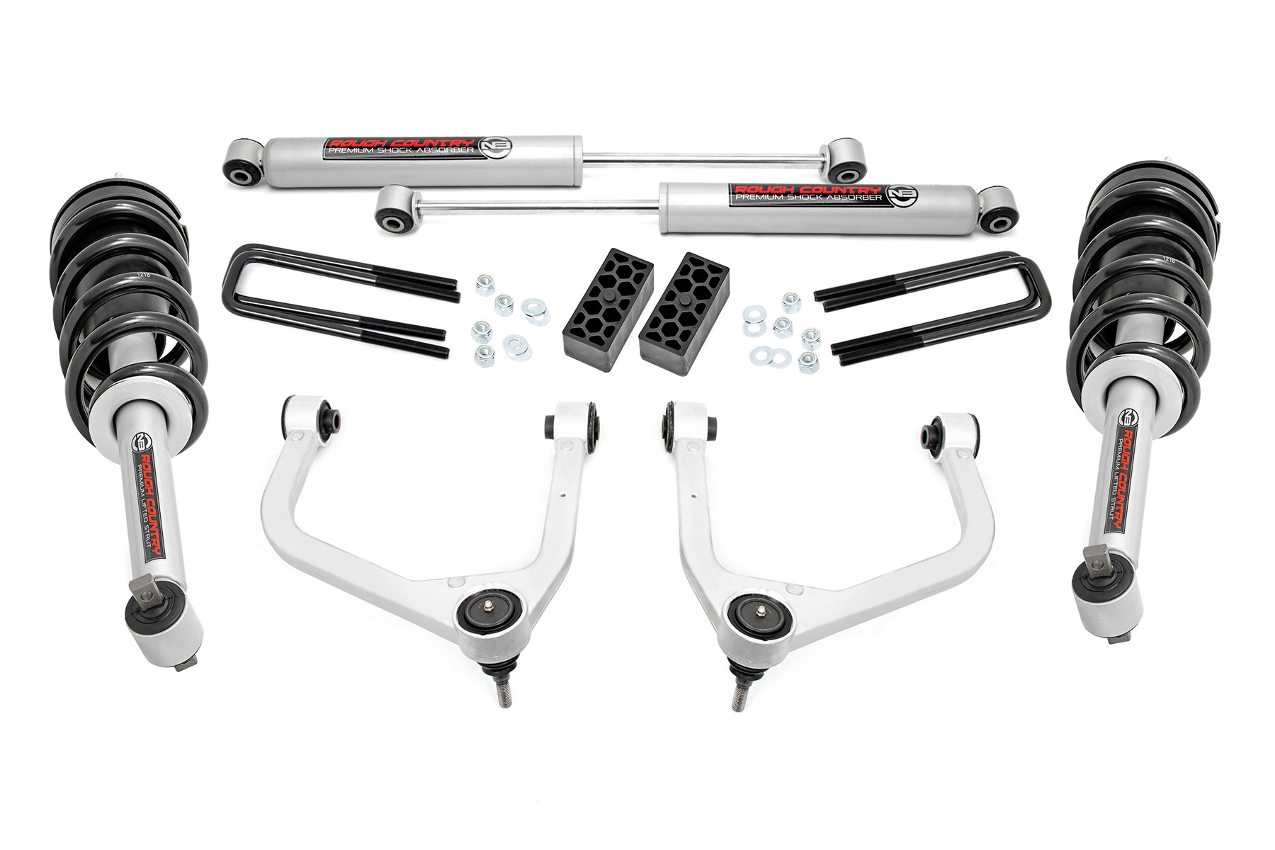 3,5-Zoll-Lift Kit | N3-Federbeine | Chevy Silverado 1500 2WD/4WD (2019–2024)
