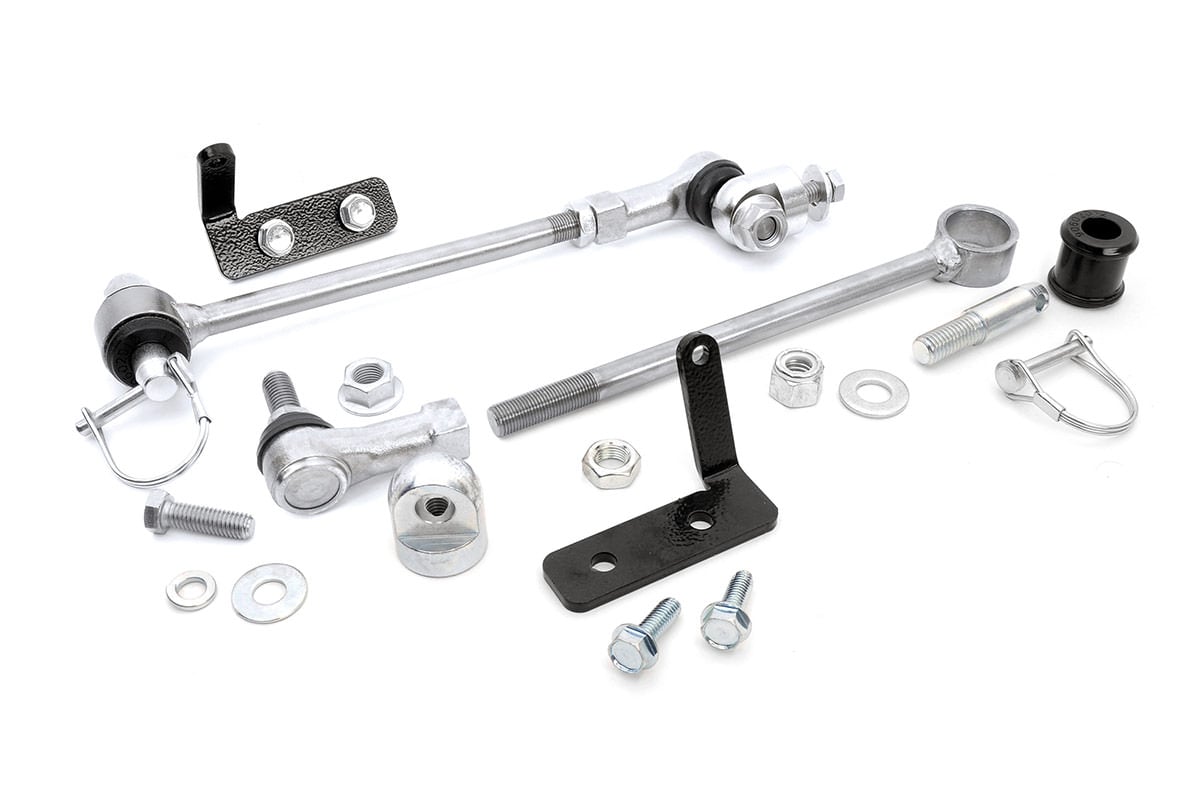 Quick Disco Sway-Verbindungen | 3,5–6,5 Zoll Höherlegung | Jeep Cherokee XJ (84–01)/Comanche MJ (86–92)