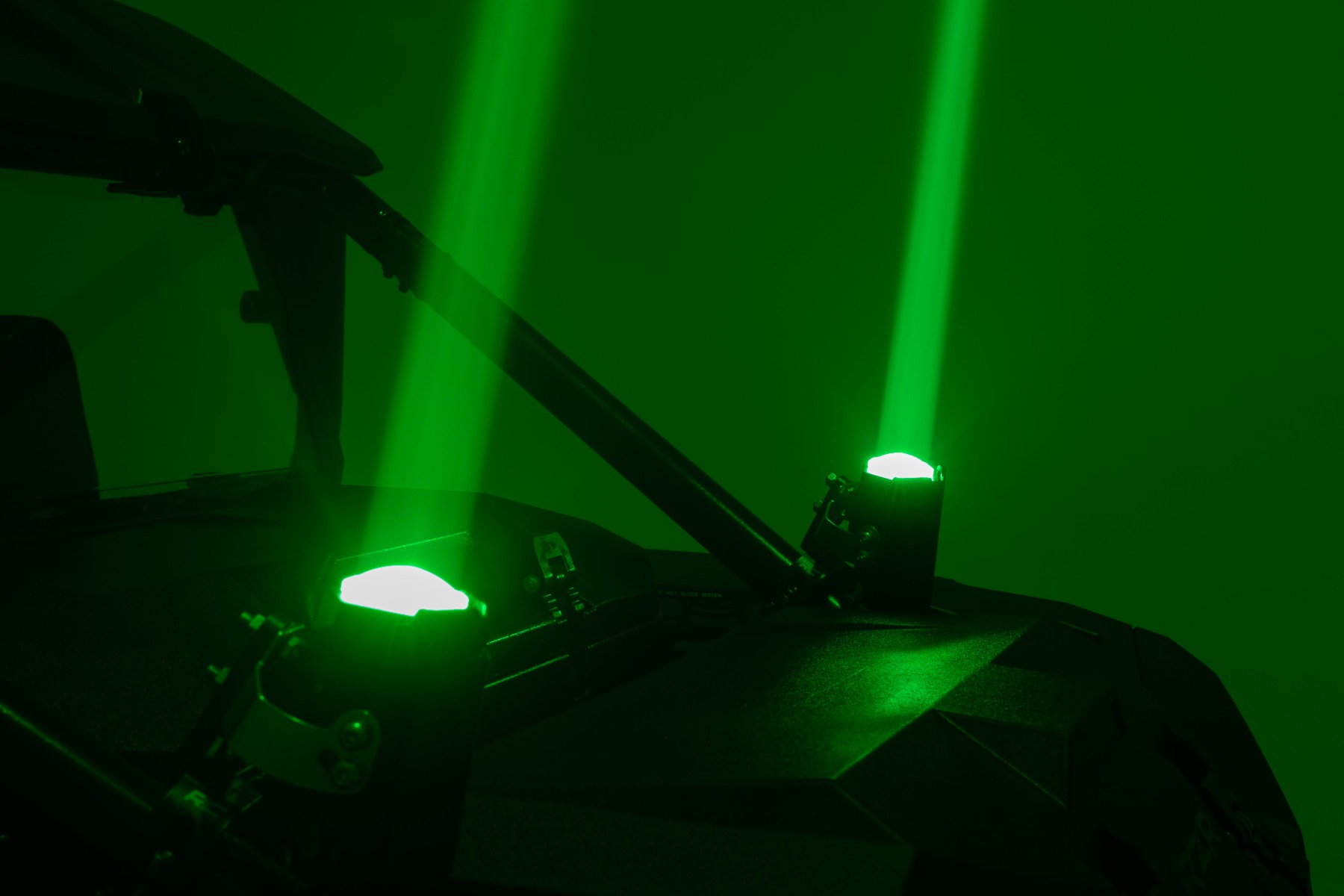 Laser-Whip-Beleuchtungsset | RGBW | 1200 Lumen | Paar