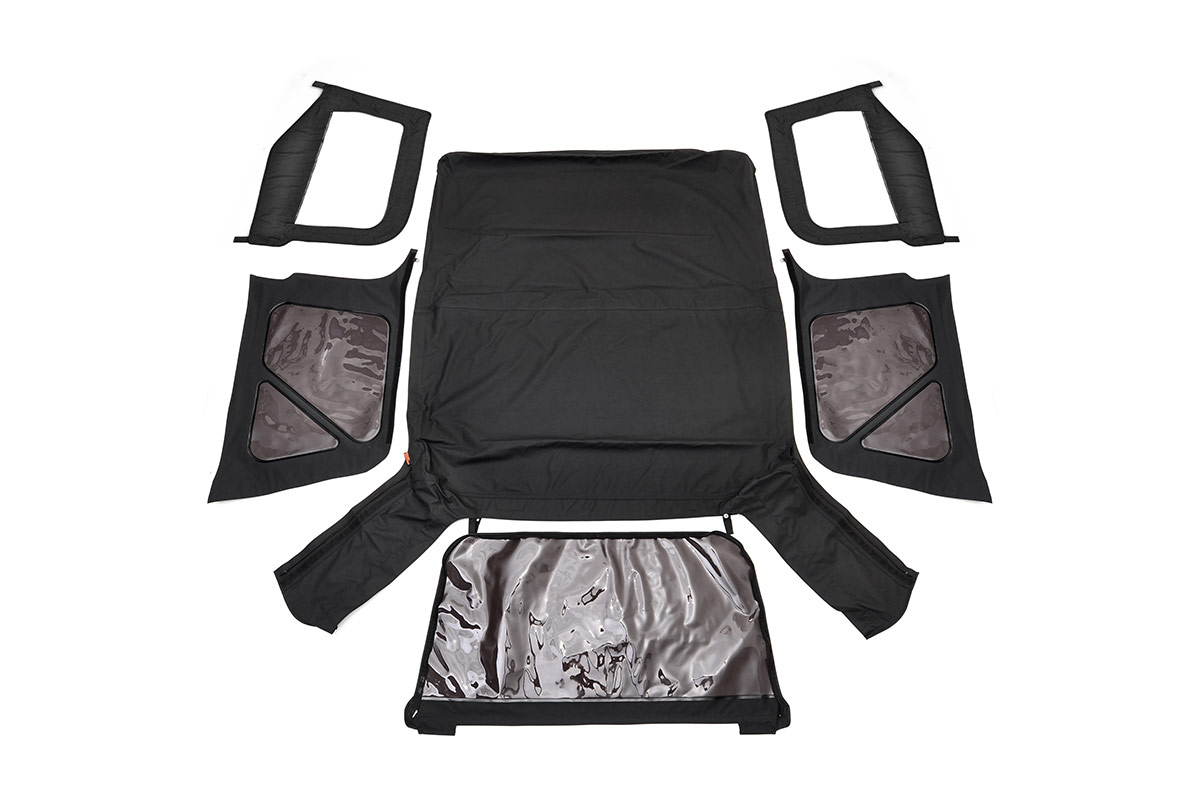 Softtop | Ersatzteil | Schwarz | Halbtüren | Jeep Wrangler TJ 4WD (97–06) — Bild 2