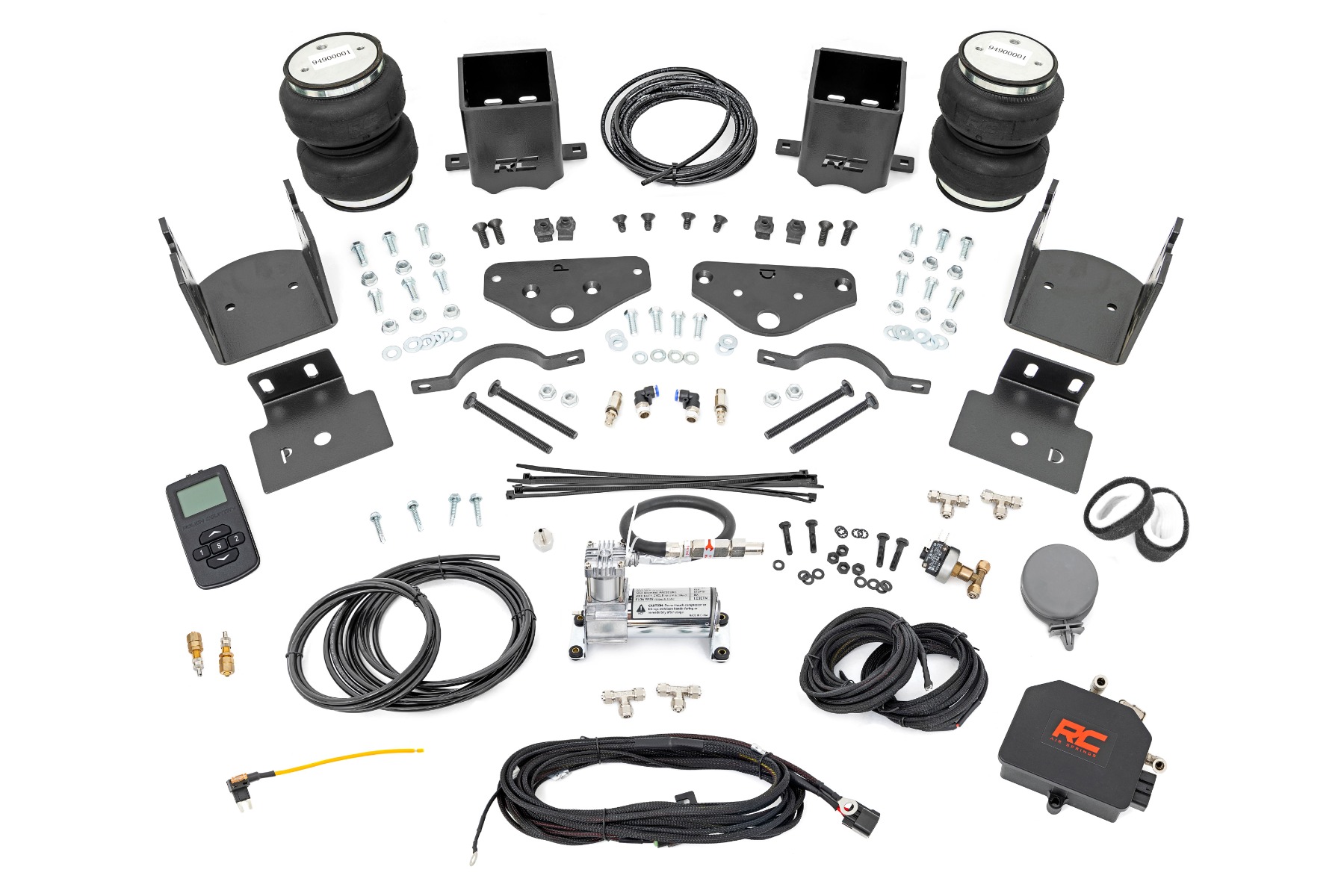 Luftfeder-Set mit Kompressor | Funkfernbedienung | Ford F-250/F-350 Super Duty (17–22)