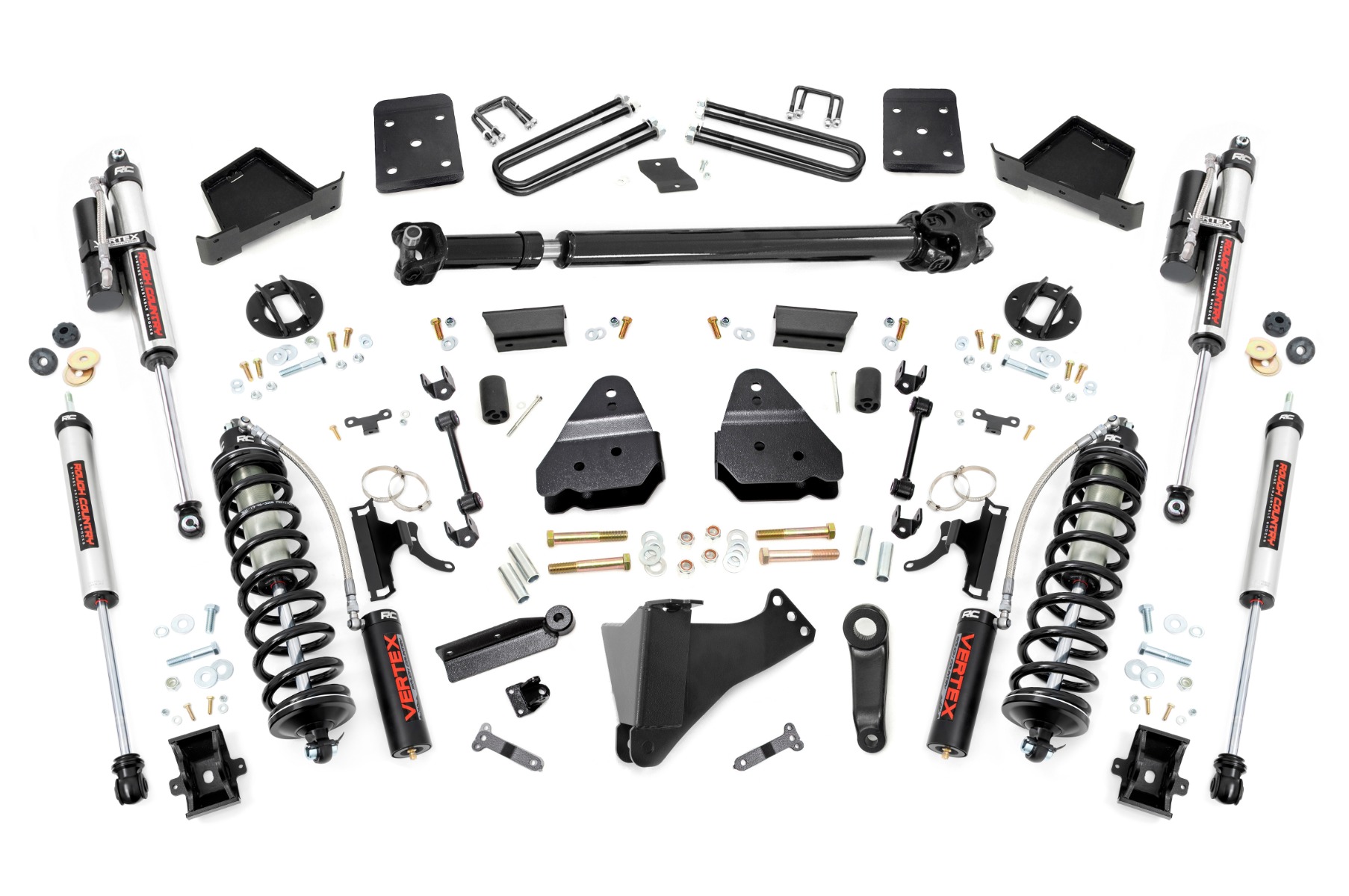 6-Zoll-Höherlegung | Zusatzfeder | D/S | Vertex-Gewindefahrwerk | Ford F-250/F-350 Super Duty (2017–2022)
