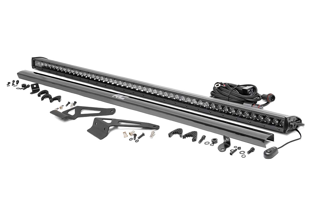 LED-Leuchte | Windschutzscheibe | 50 Zoll Schwarz, einreihig | Can-Am Defender HD 5/HD 8/HD 9/HD 10