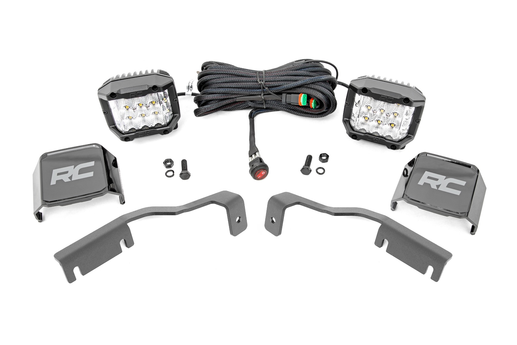 LED Light Kit | Ditch Mount |  3" OSRAM | Wide | Nissan Frontier (22-26)