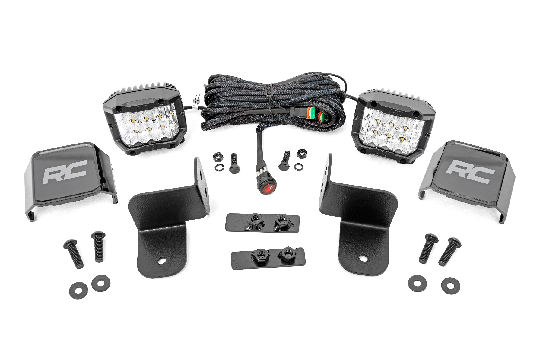 LED-Beleuchtungsset | Heckmontage | 2 Zoll Chrom-Paar | Weitwinkel | Polaris Ranger XP 1000 — Bild 2